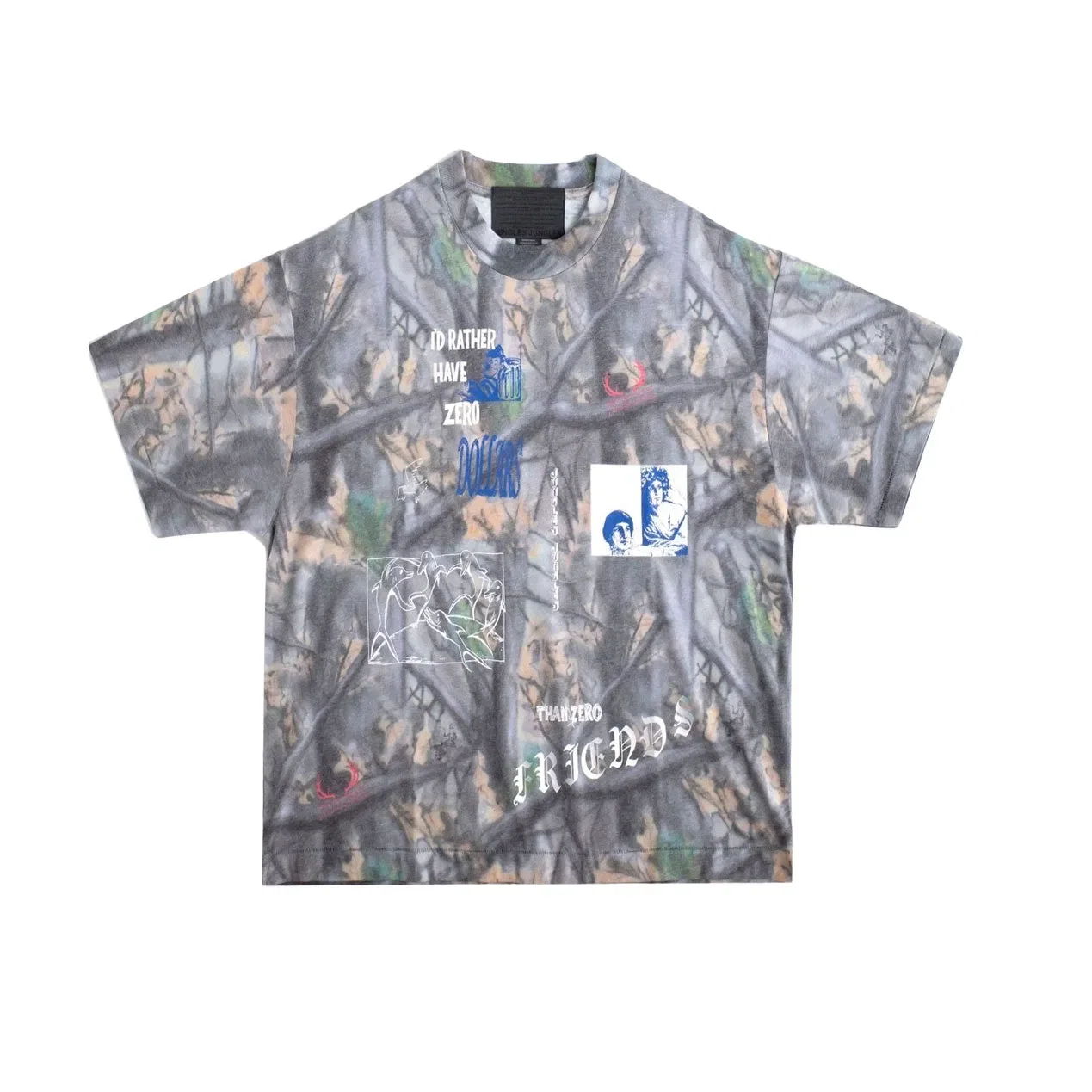 Jungles I'D Rather Camo Tee (Camo Print)