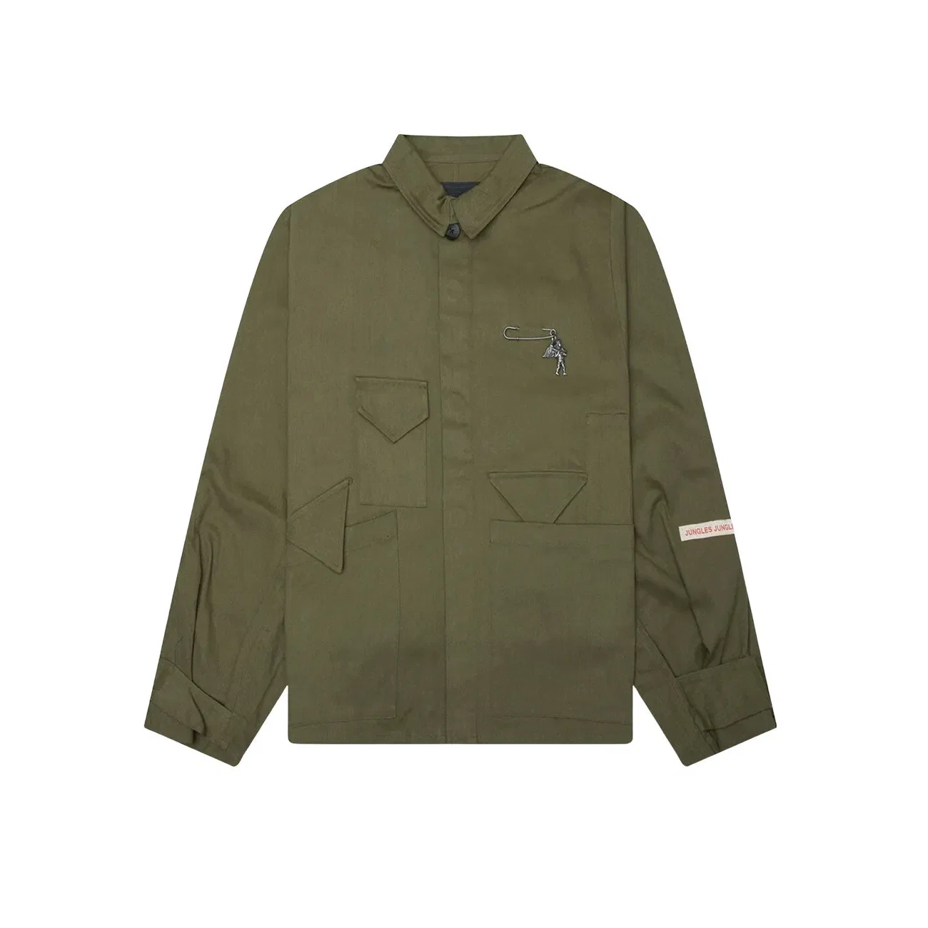 Jungles Pockets Boxy Jacket (Green)
