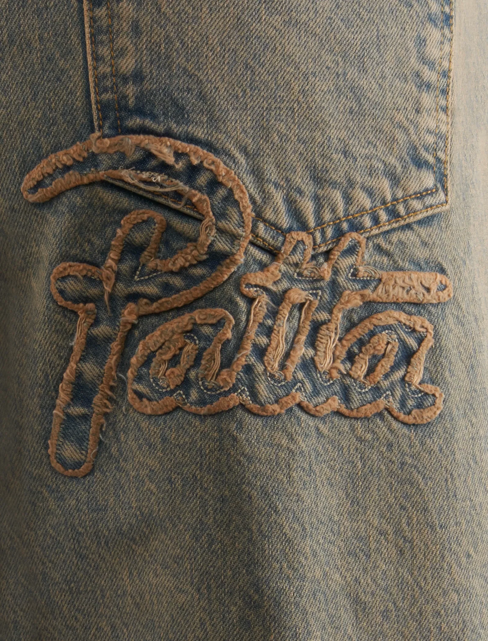 PATTA DIRTY WHISKER DENIM PANTS