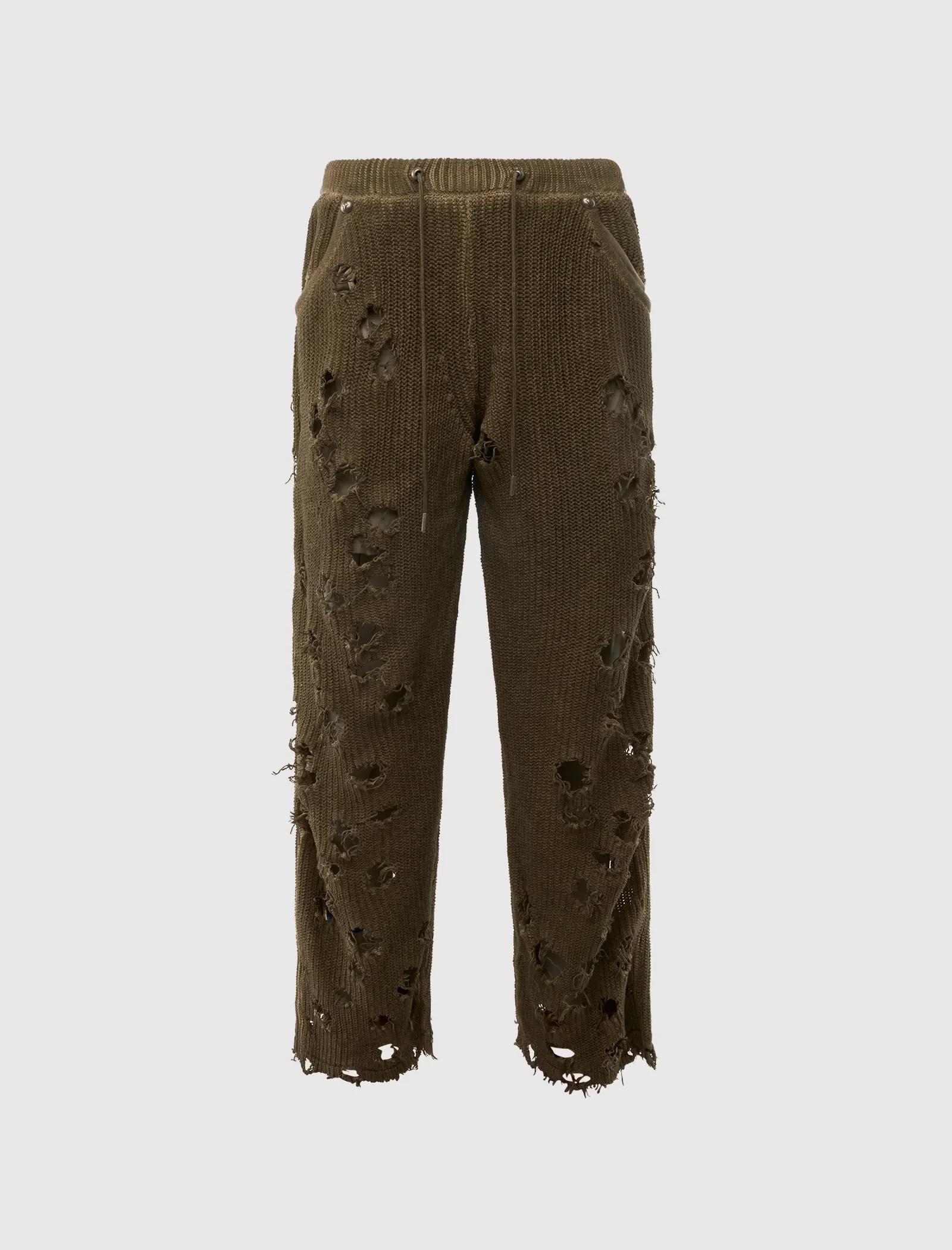 THUG CLUB TC DESTROYED KNIT PANTS