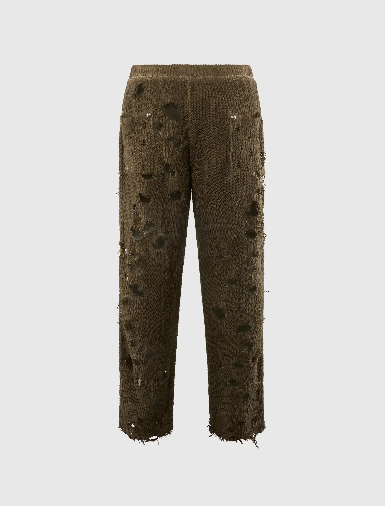 THUG CLUB TC DESTROYED KNIT PANTS