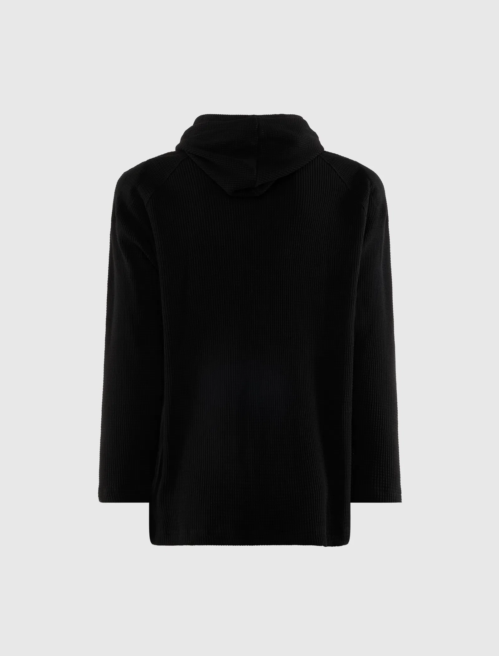 THUG CLUB BULK SHOULDER WAFFLE HOODIE