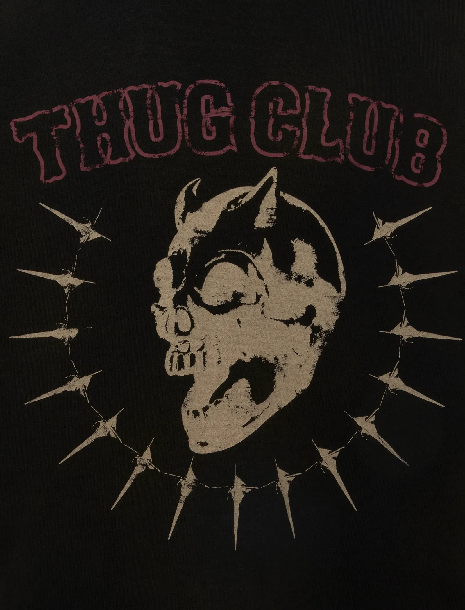 THUG CLUB VINTAGE RIDING SKULL T-SHIRT