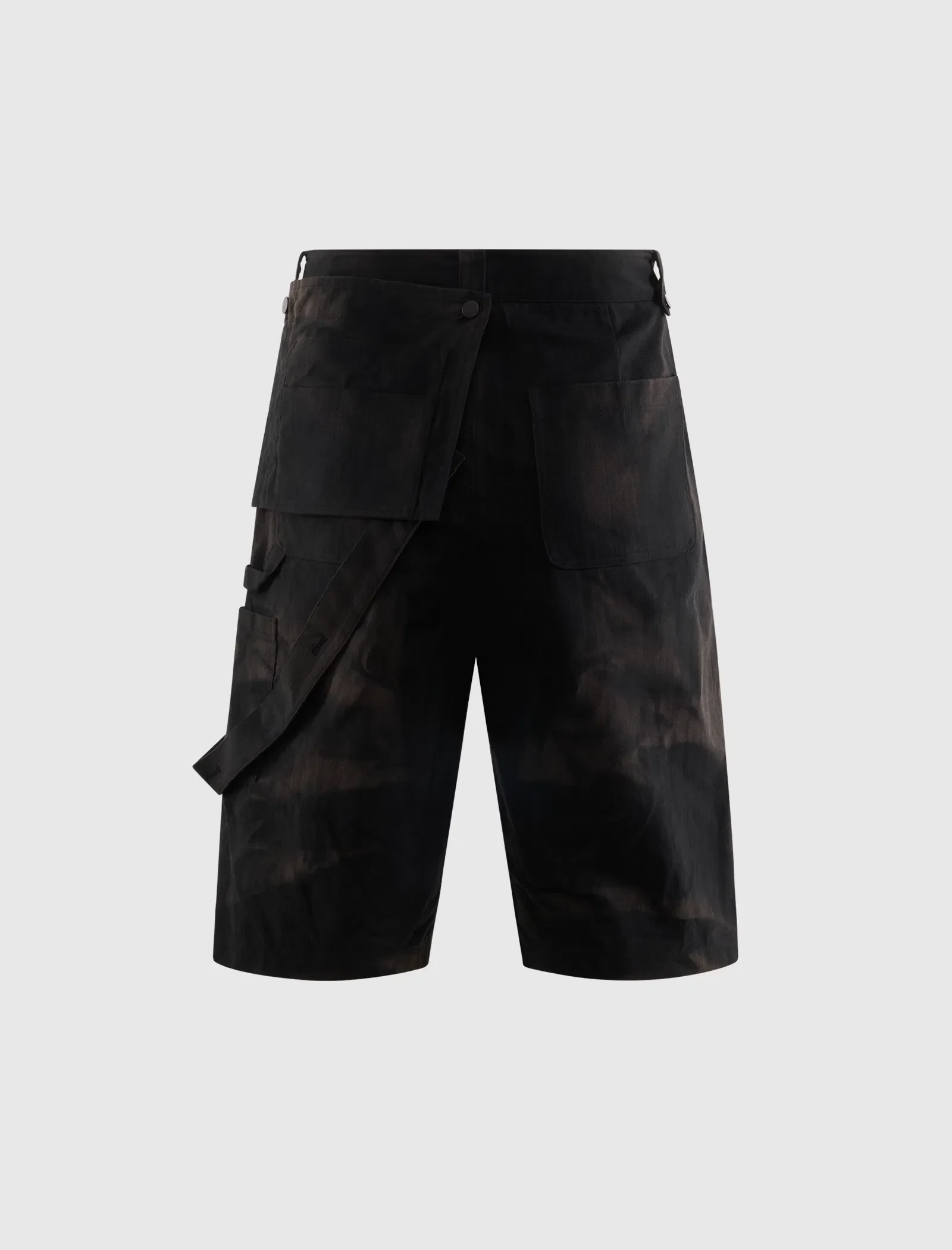 JiyongKim SUN-BLEACHED WORK HALF TROUSERS