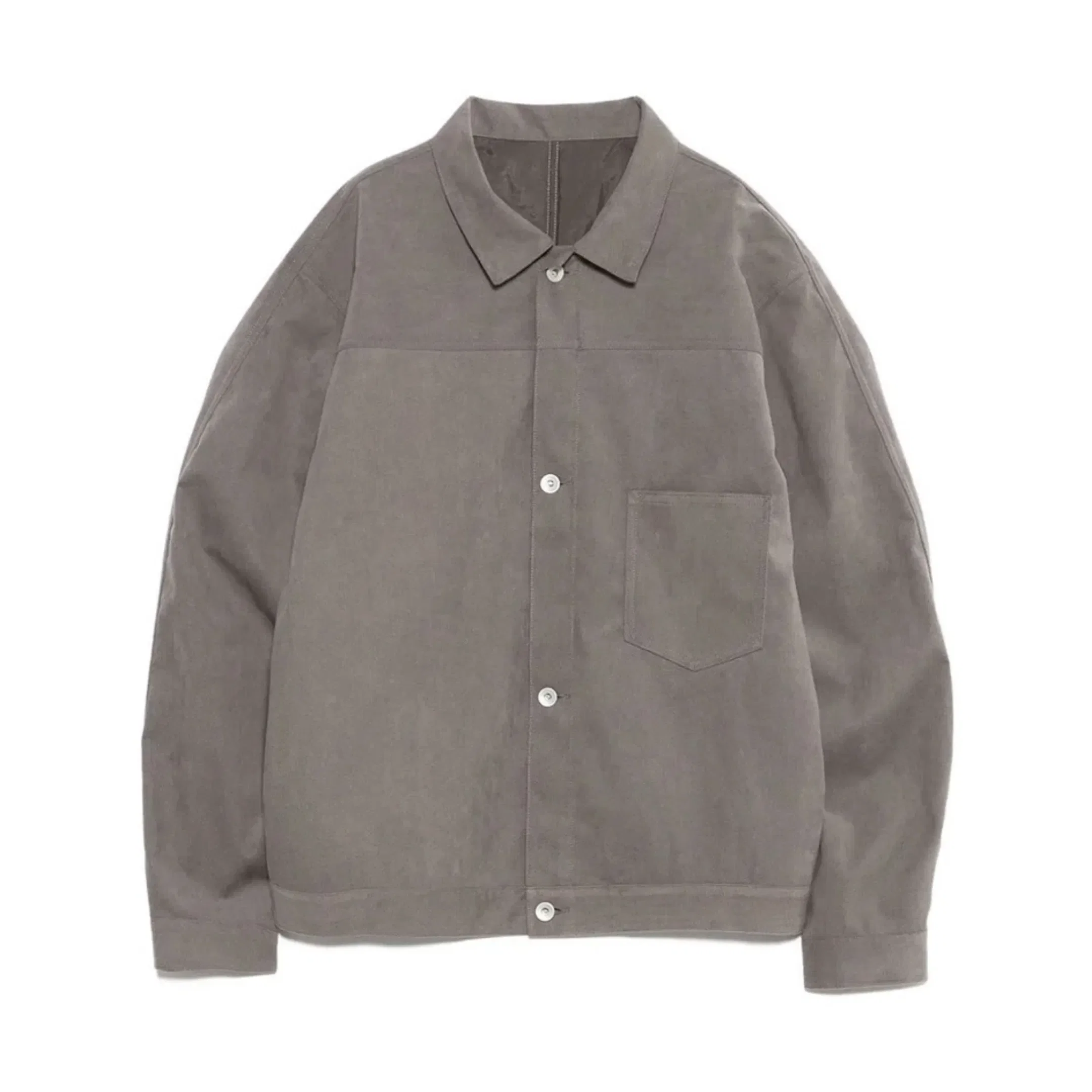 Nanamica Men's Ultrasuede Short Jacket Grey