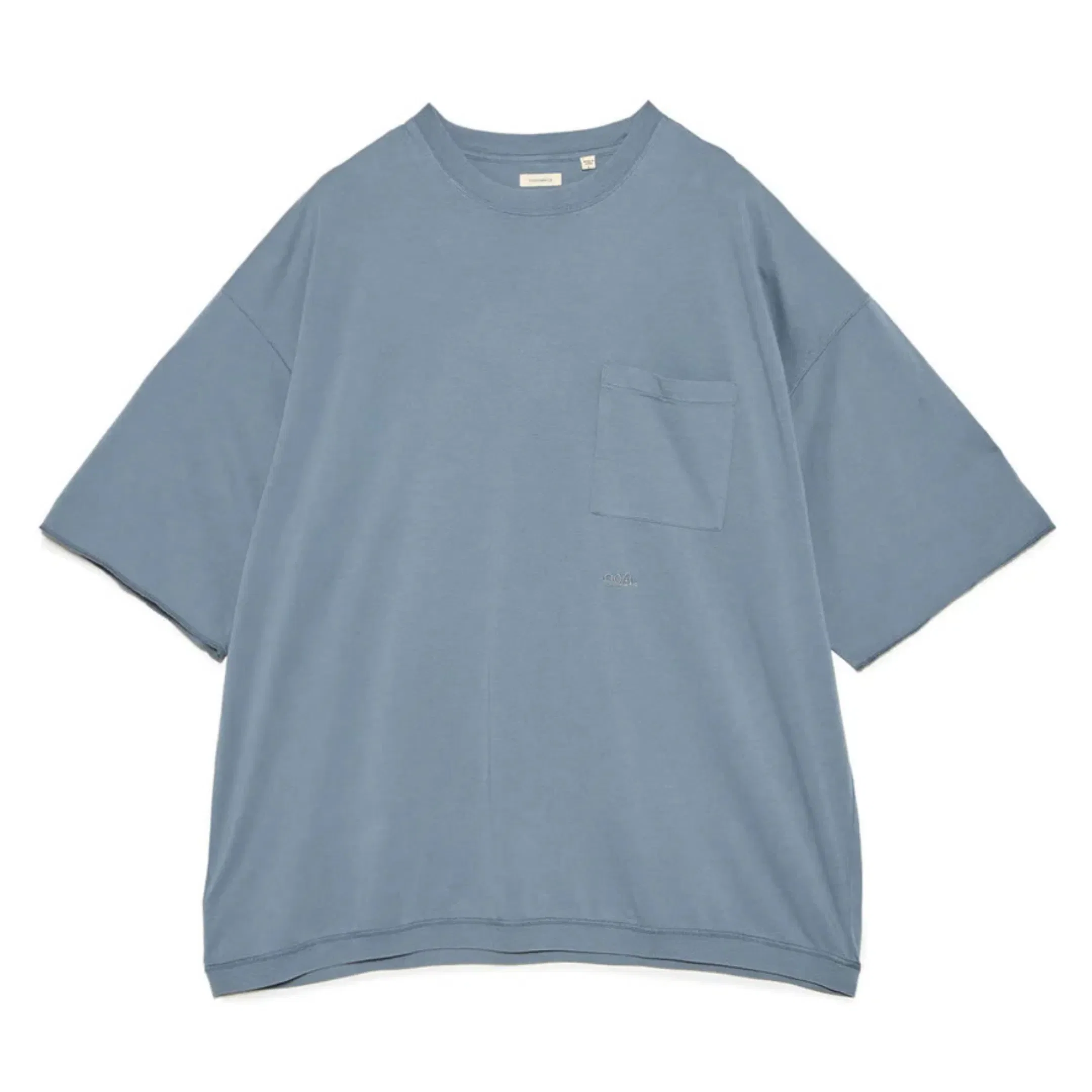 Nanamica Men's OOAL Pocket Tee Blue Grey