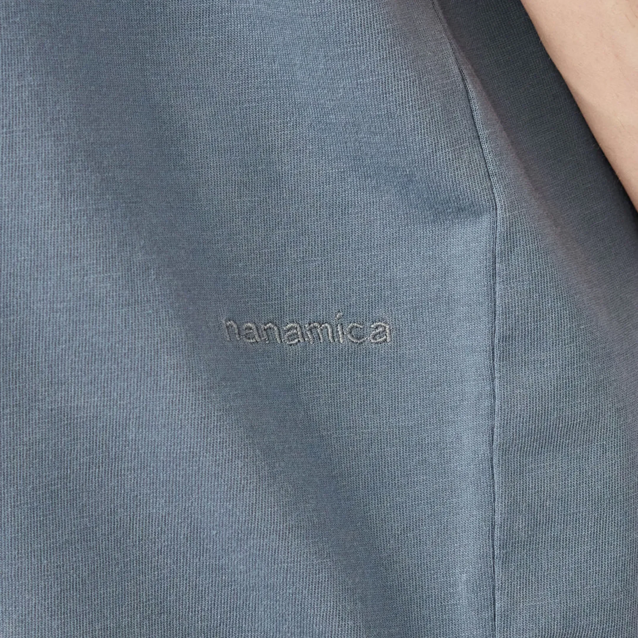 Nanamica Men's OOAL Pocket Tee Blue Grey
