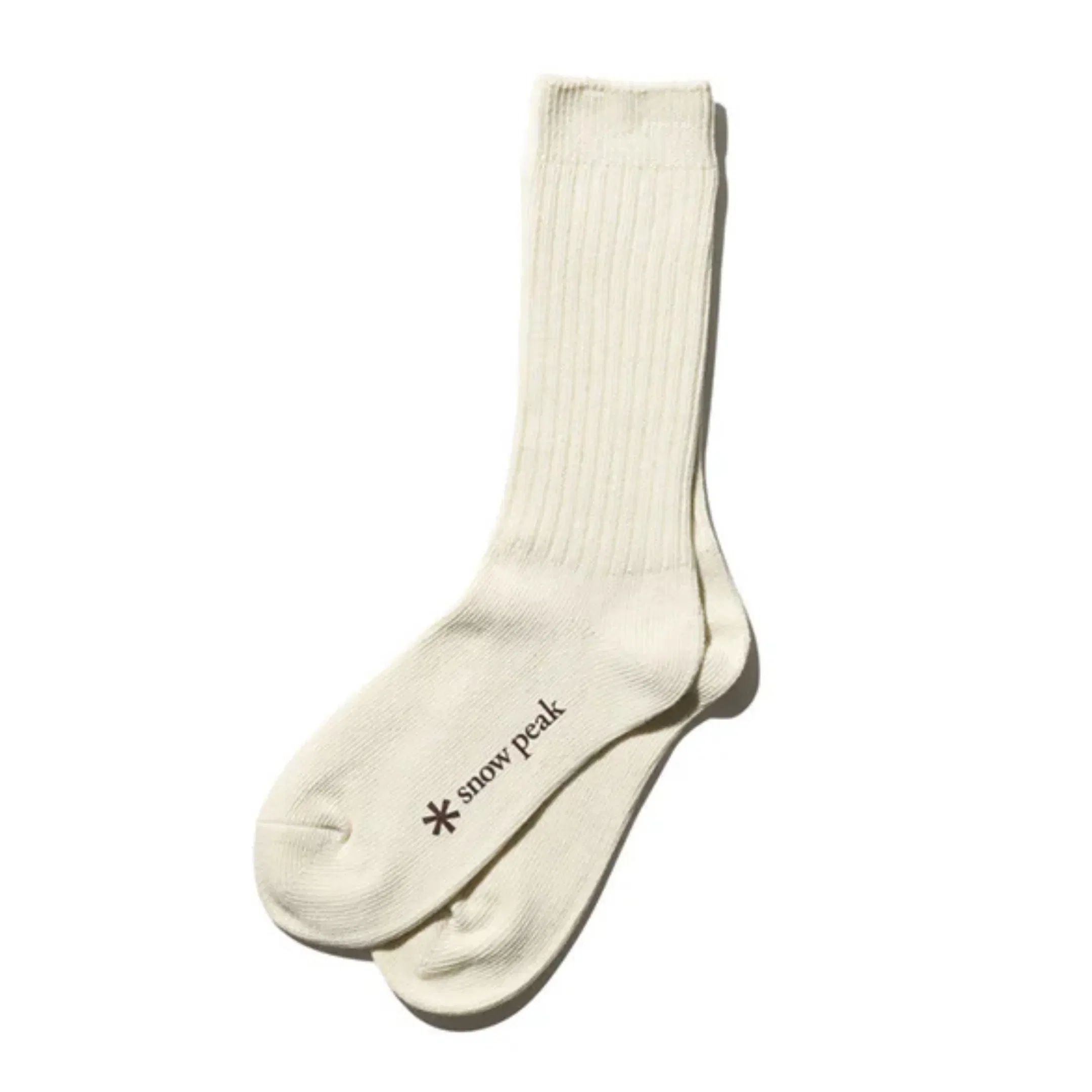 Snow Peak Recycled Cotton Socks Ecru