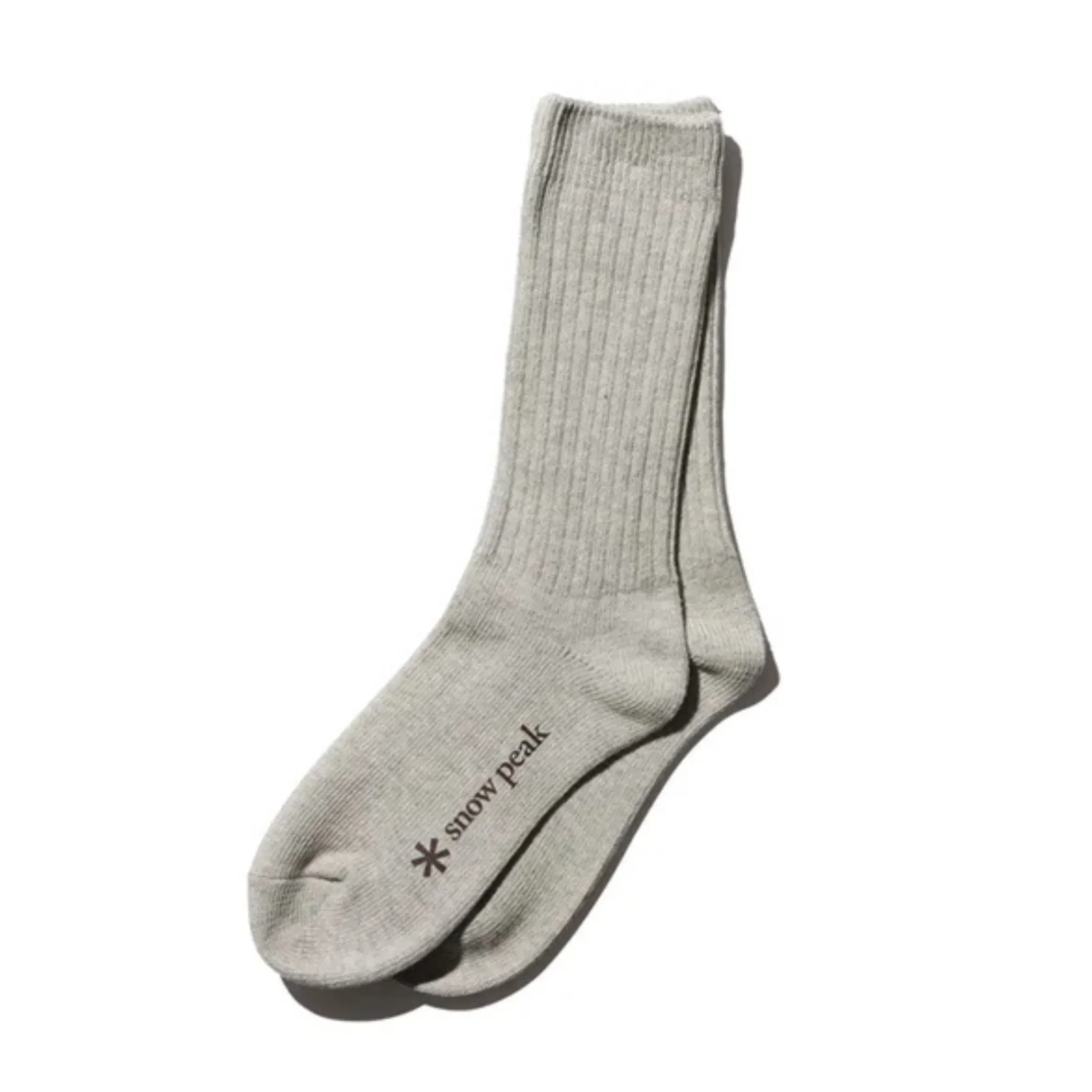Snow Peak Recycled Cotton Socks Grey