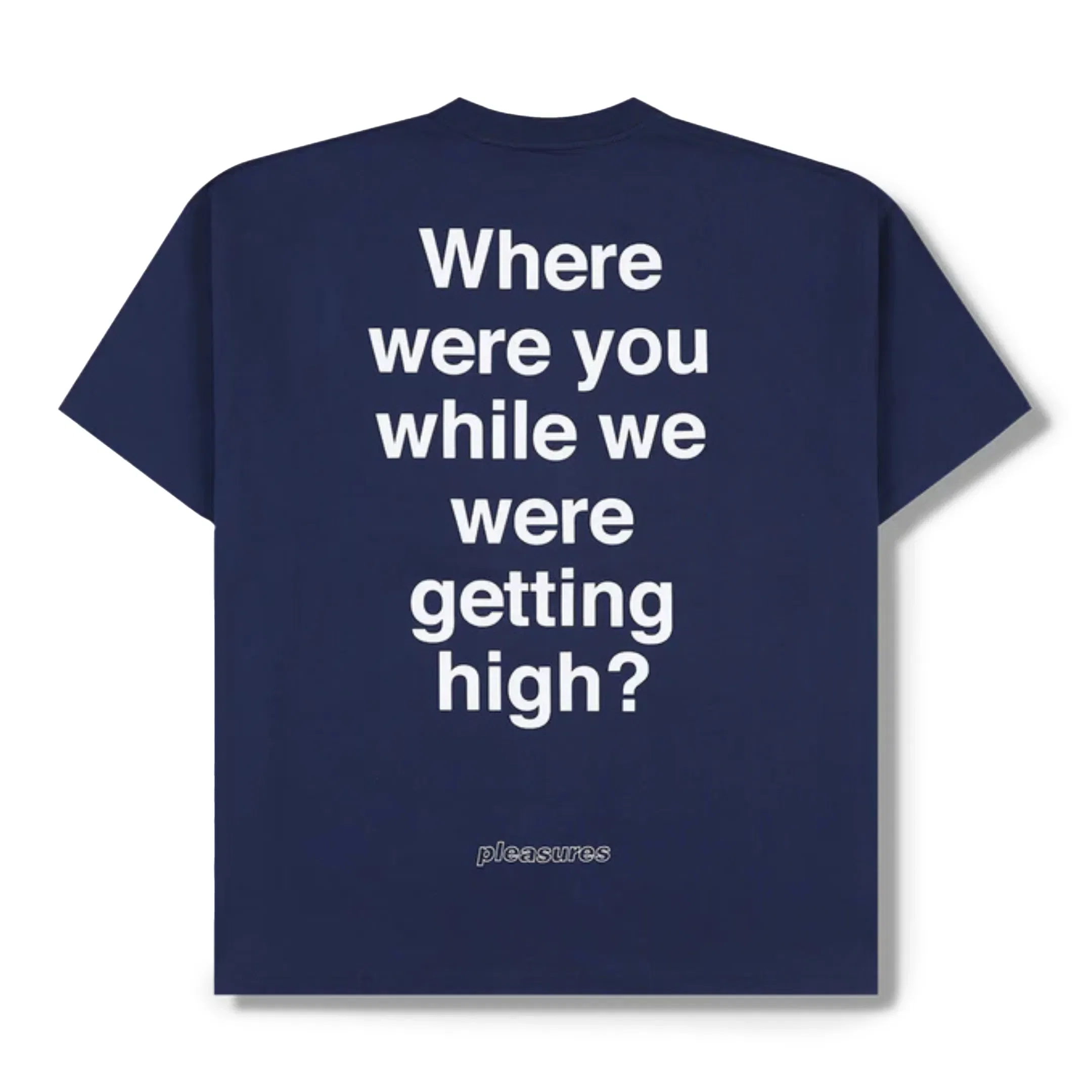 Pleasures Men's Oasis Question Mark T-Shirt Navy