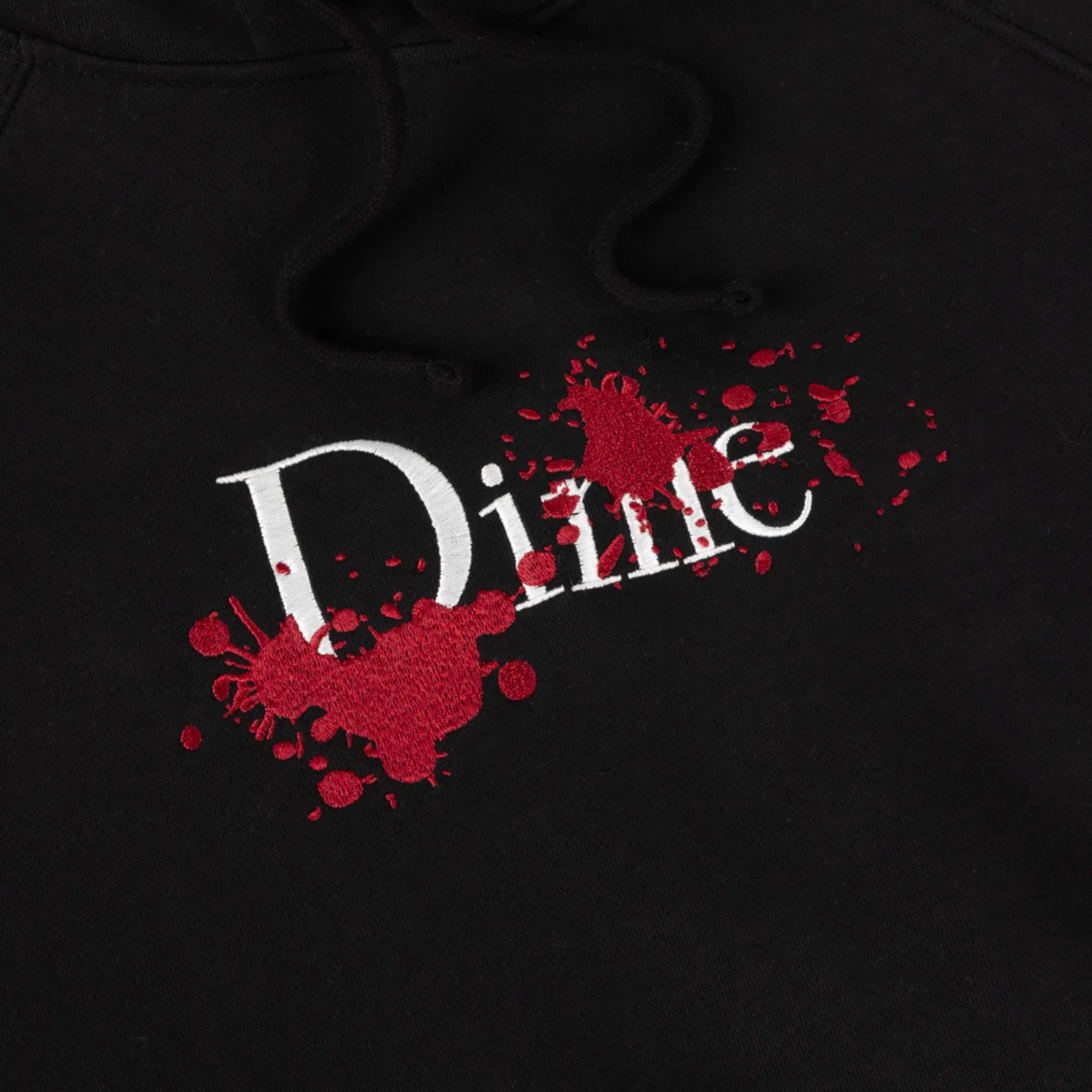 Dime Men's Classic Bloody Hoodie Black