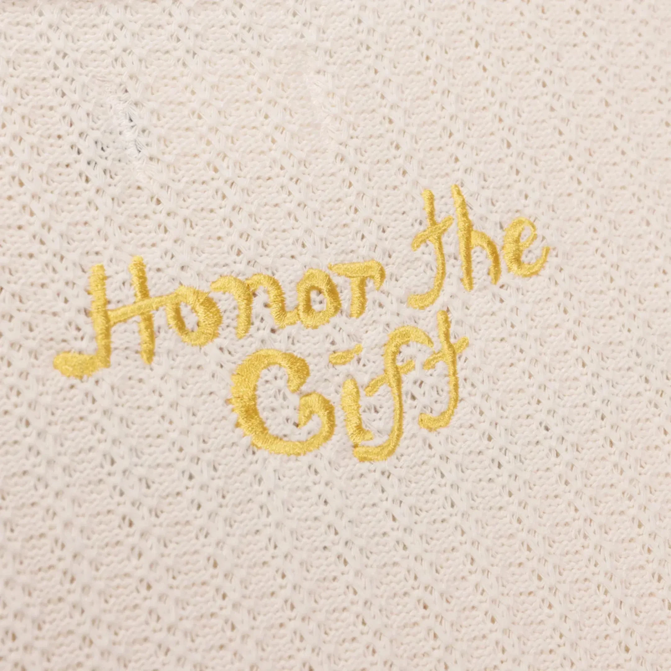 Honor the Gift Men's Knit T-Shirt Bone