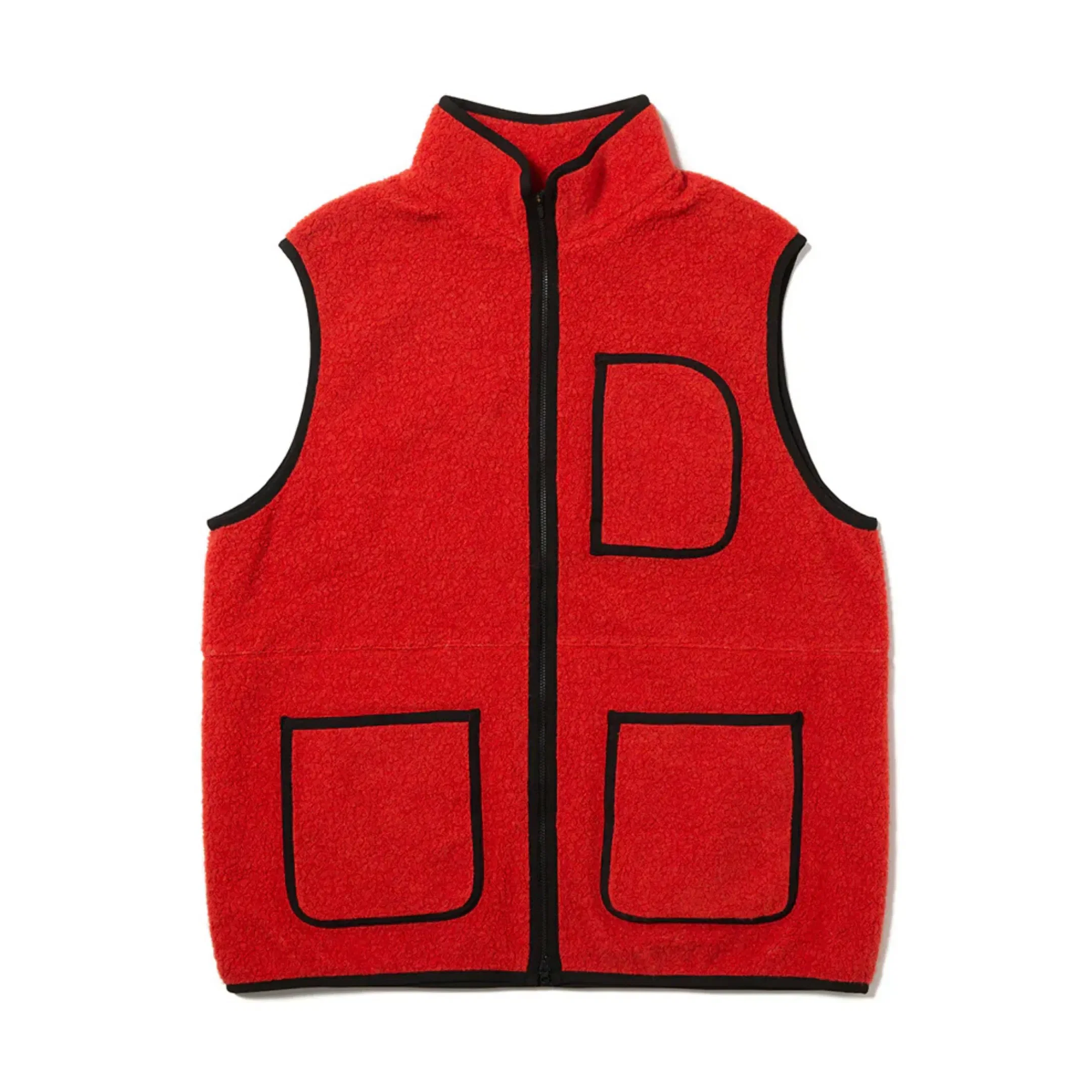 Snow Peak Men's Recycled Wool Boa Vest Orange
