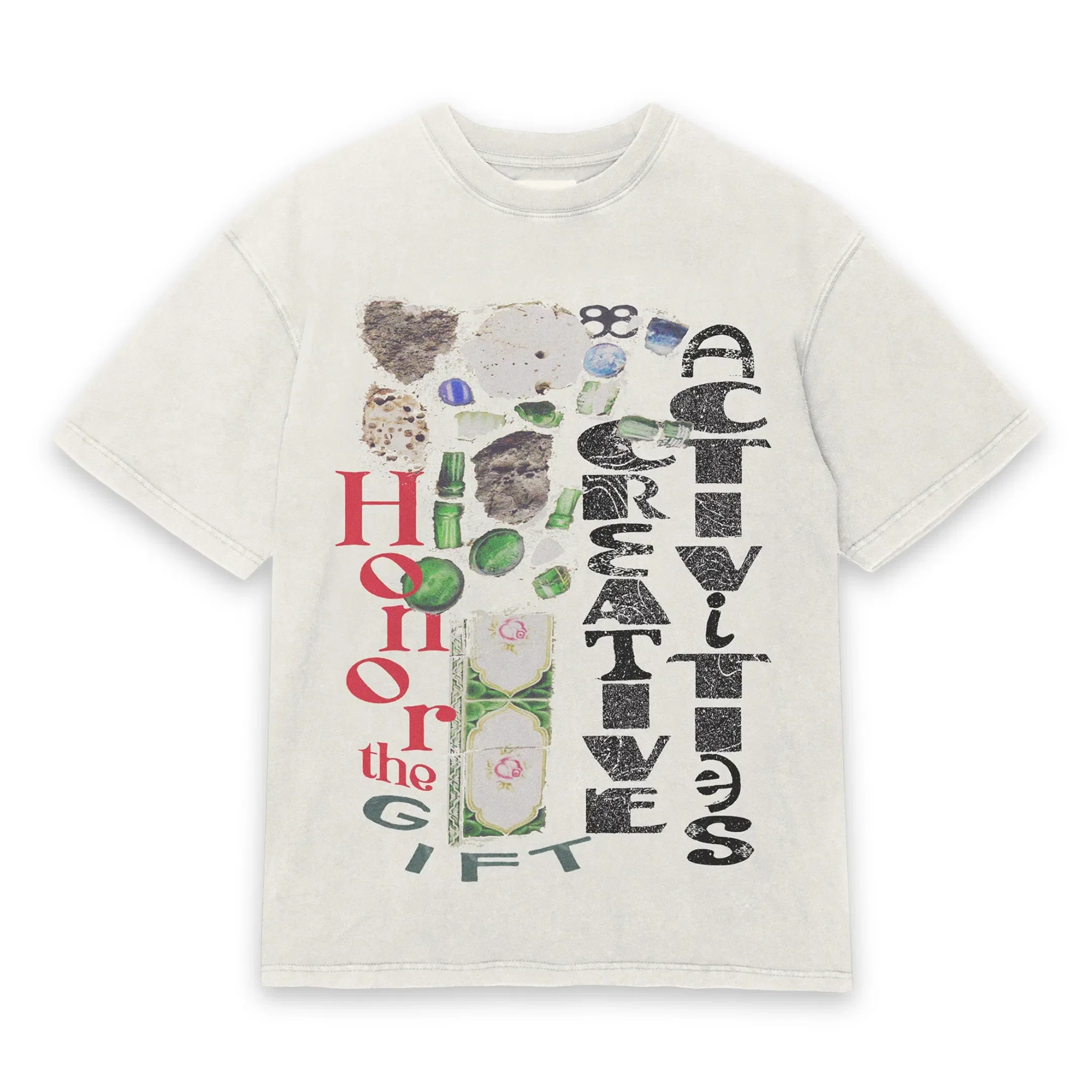 Honor The Gift Men's Honor Creative Tee Bone
