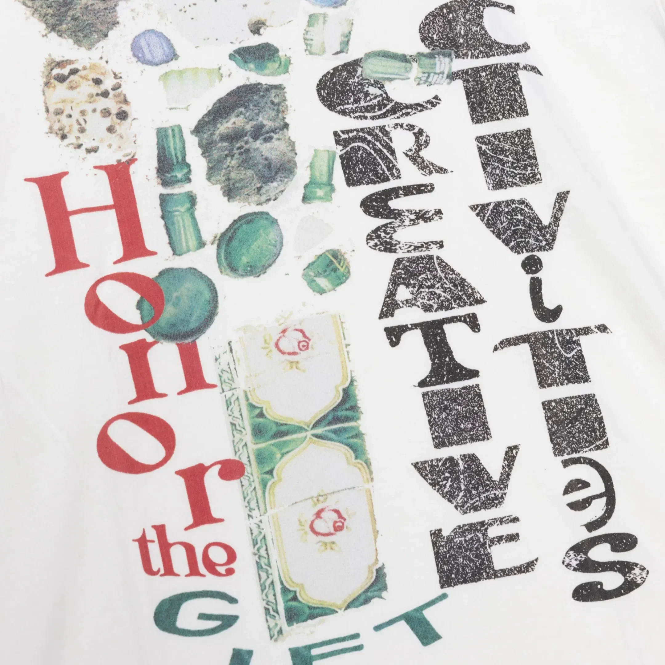 Honor The Gift Men's Honor Creative Tee Bone