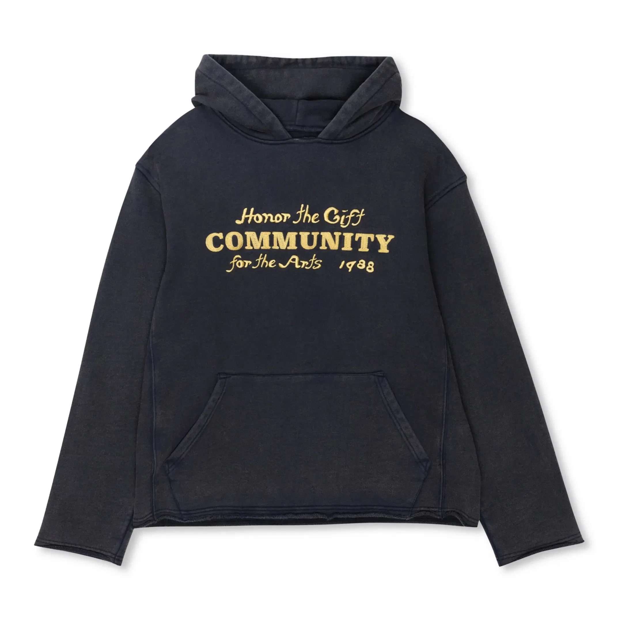 Honor The Gift Men's Vintage Hoodie Black