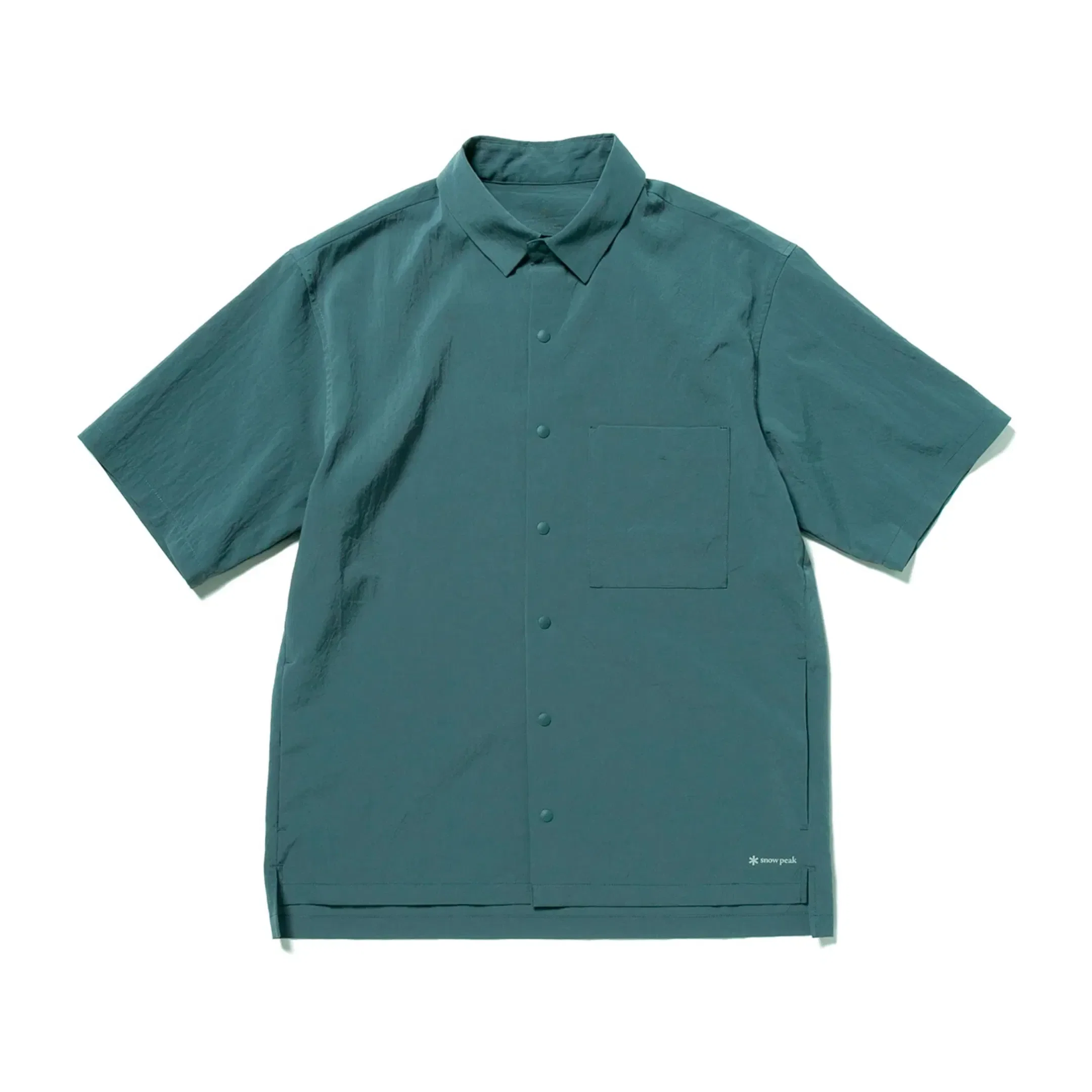 Snow Peak Men's Breathable Quick Dry Shirt Blue