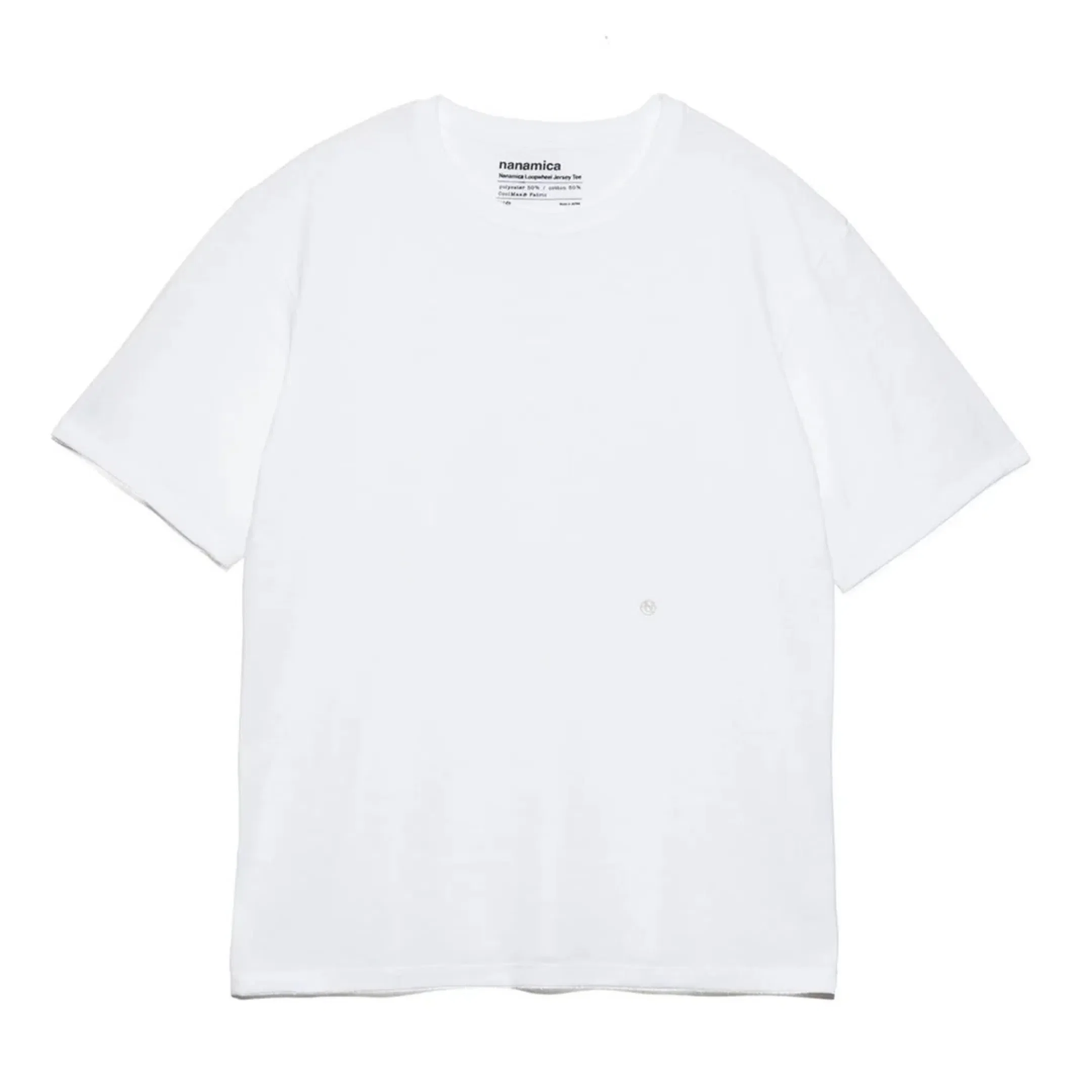Nanamica Men's Loopwheel Coolmax Jersey Tee White