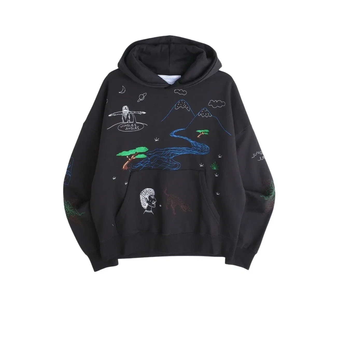 Jungles Questions Hoodie (Black)