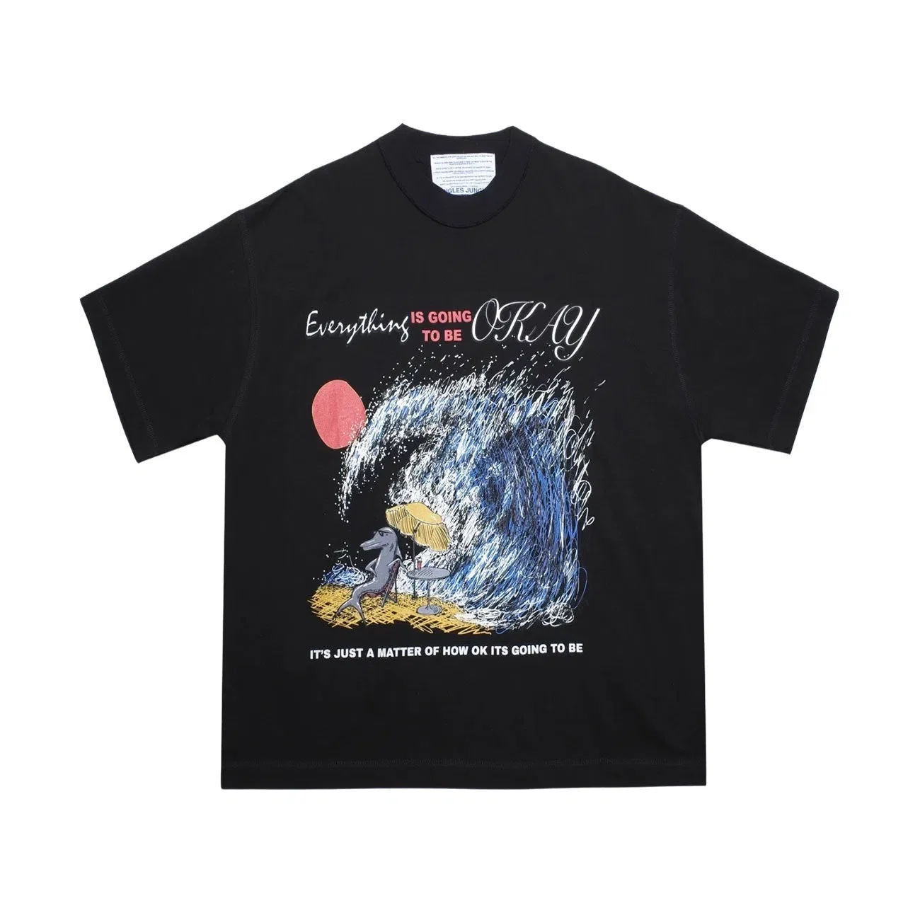 Jungles Everything's OK Tee (Black)