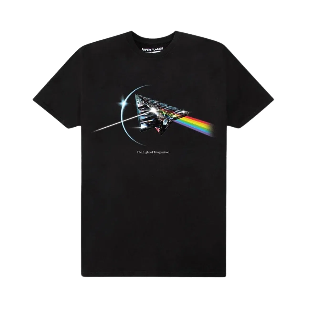 Paper Planes Colorful Reflection Tee (Black)