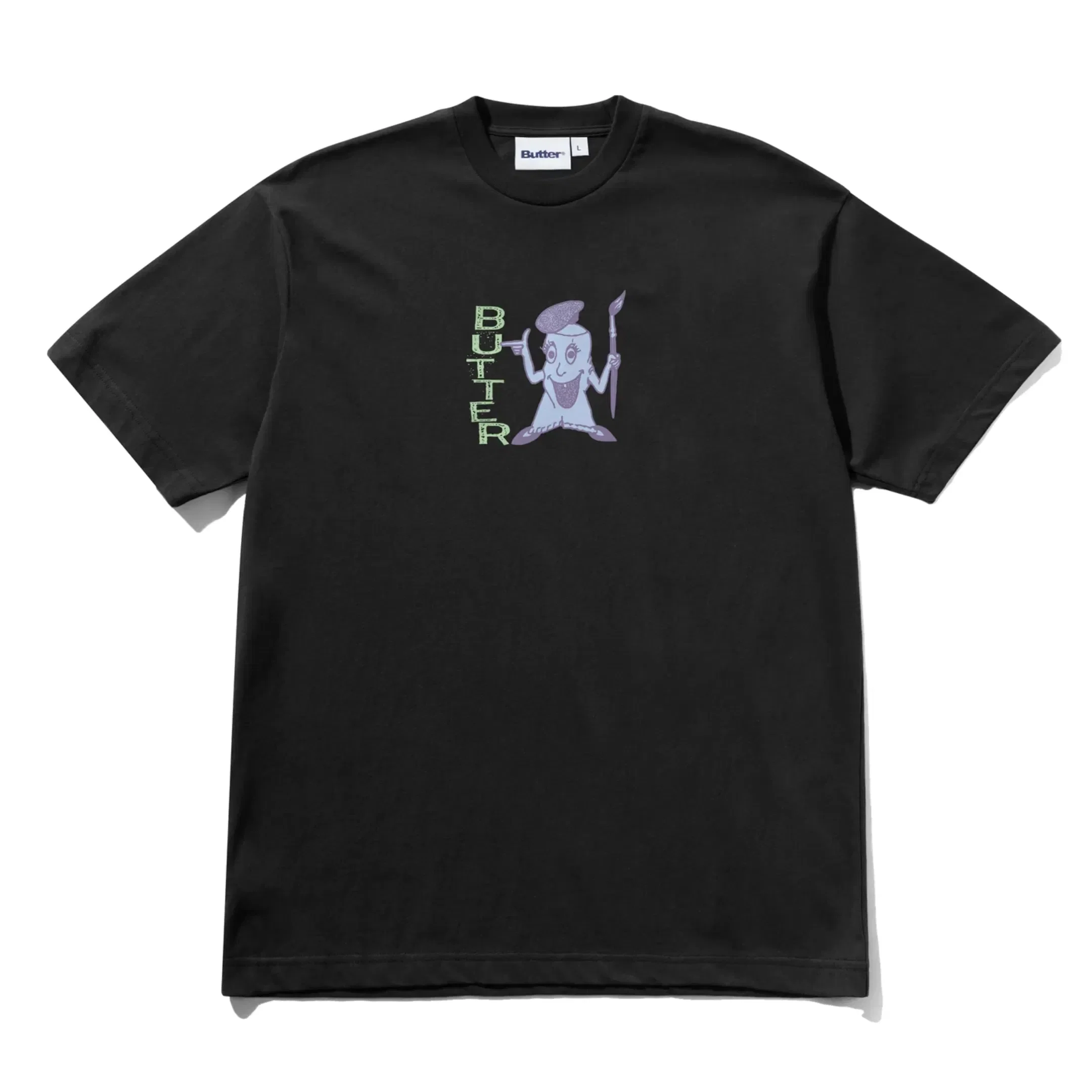 Butter Men's Paint Tee Black
