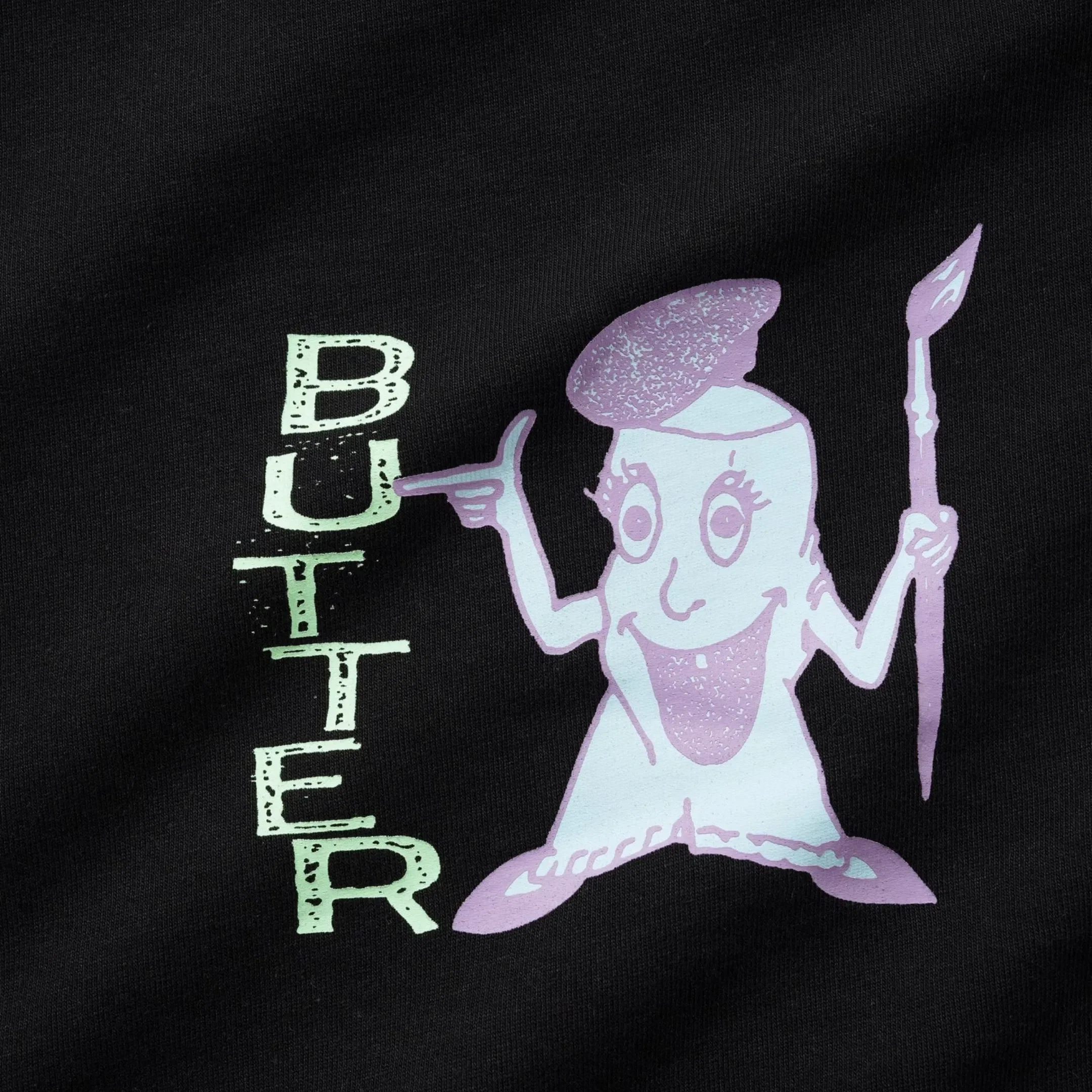 Butter Men's Paint Tee Black