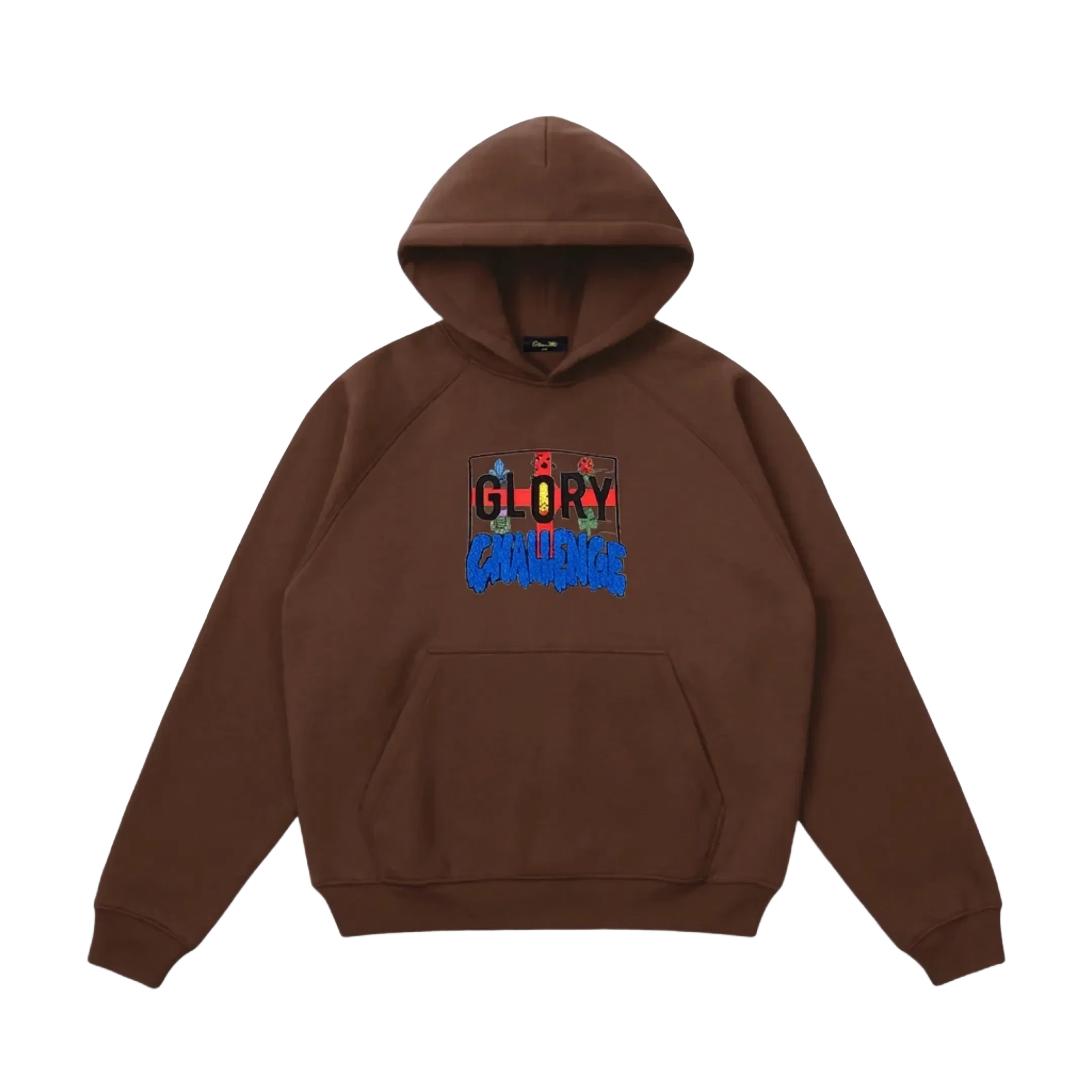 Dime x Glo Gang Men's Glory Challenge Hoodie Dark Brown
