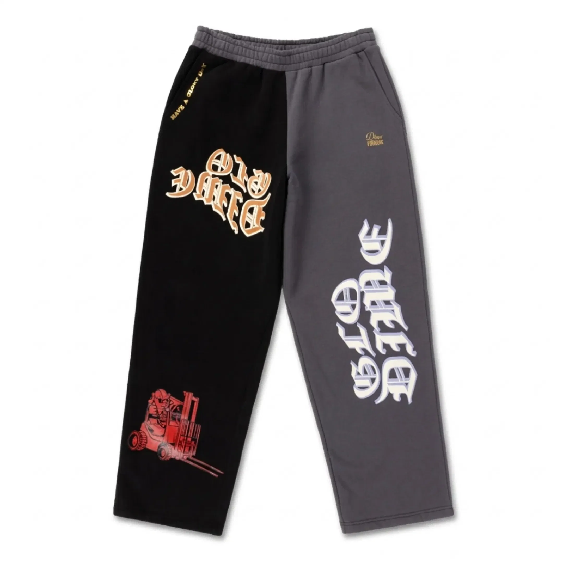 Dime x Glo Gang Men's Sweatpants Black/Charcoal