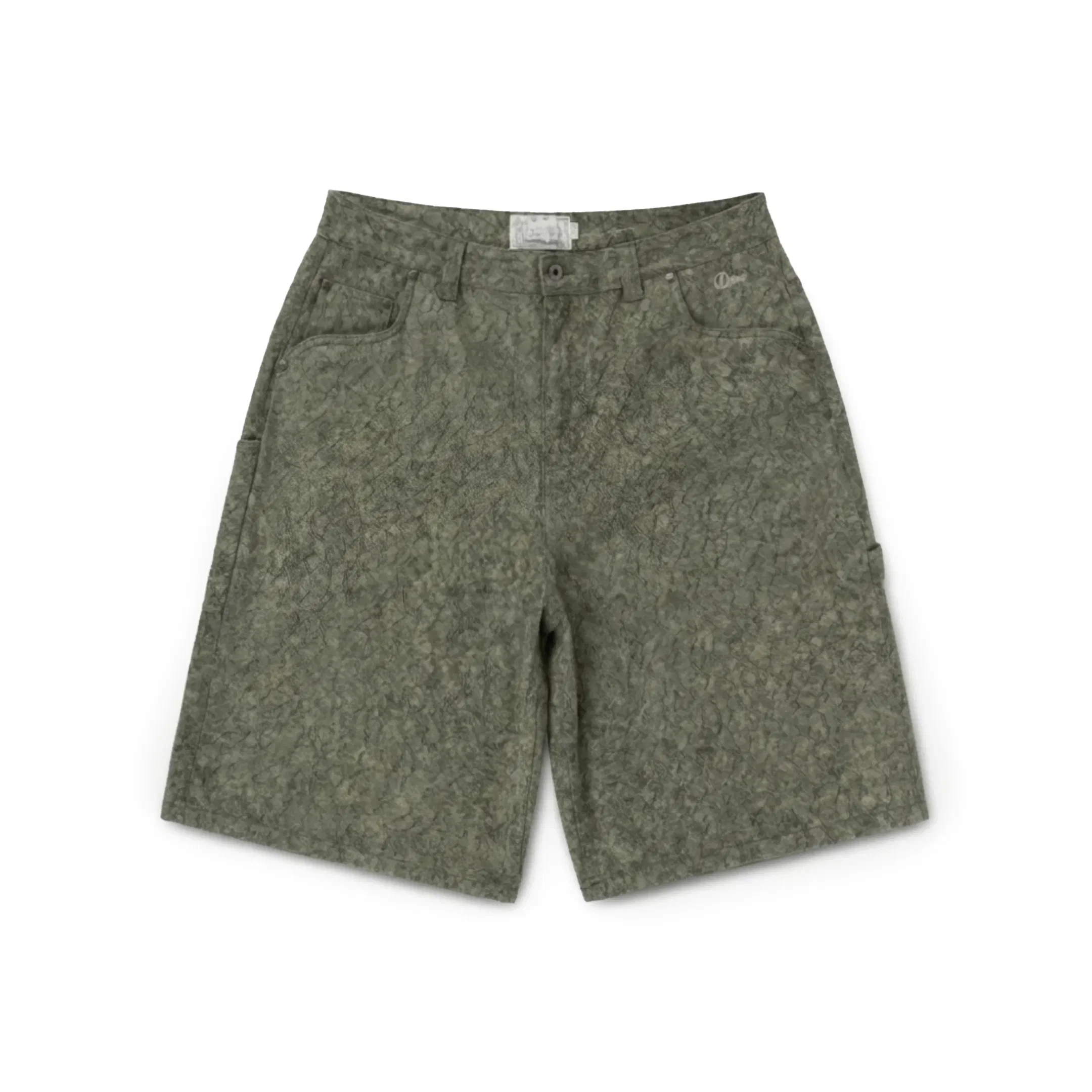 Dime Men's Classic Denim Shorts Electric Green