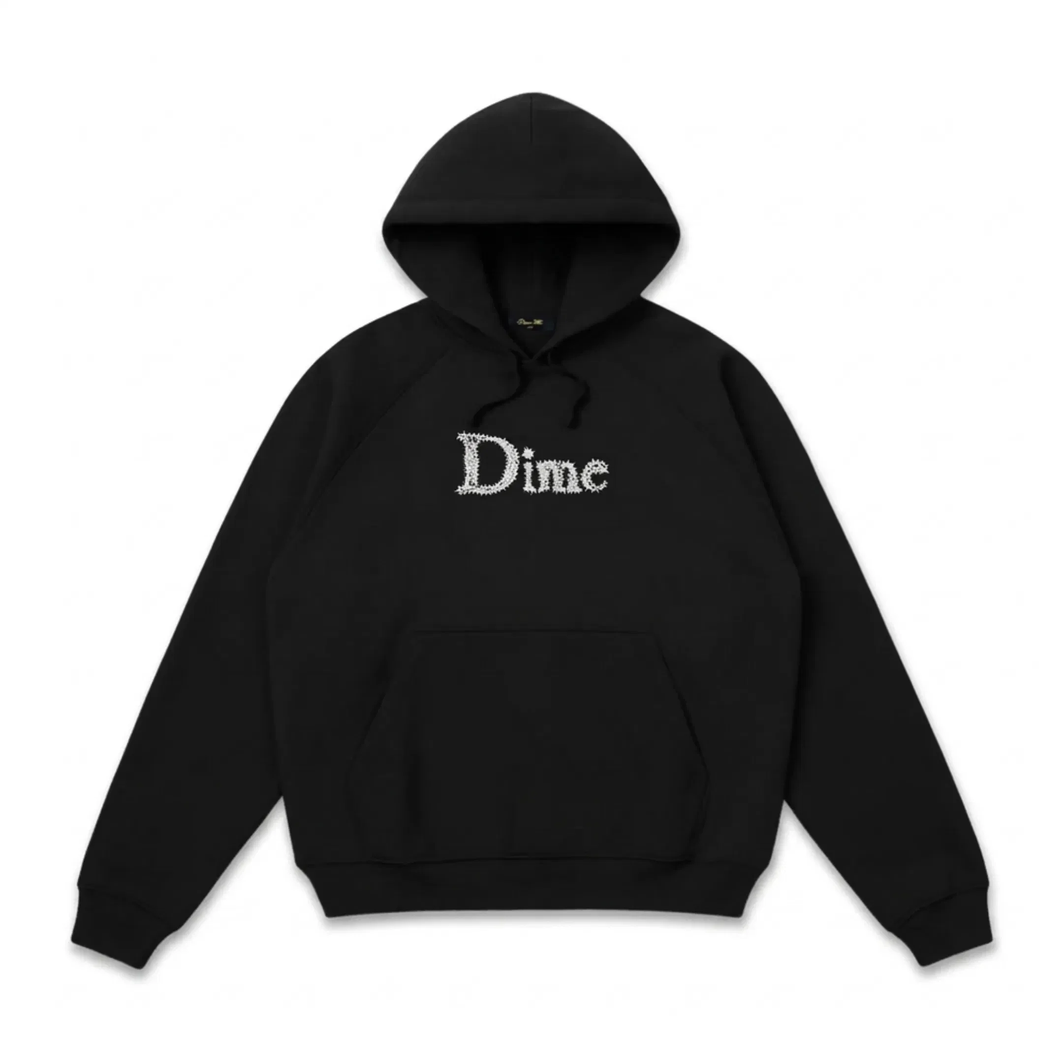 Dime Men's Classic Spiked Hoodie Black