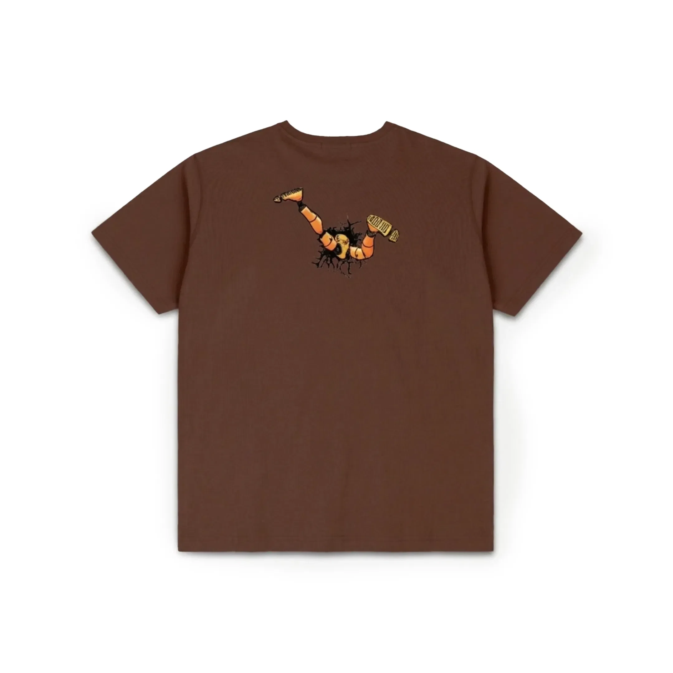 Dime Men's Crashed T-Shirt Dark Brown