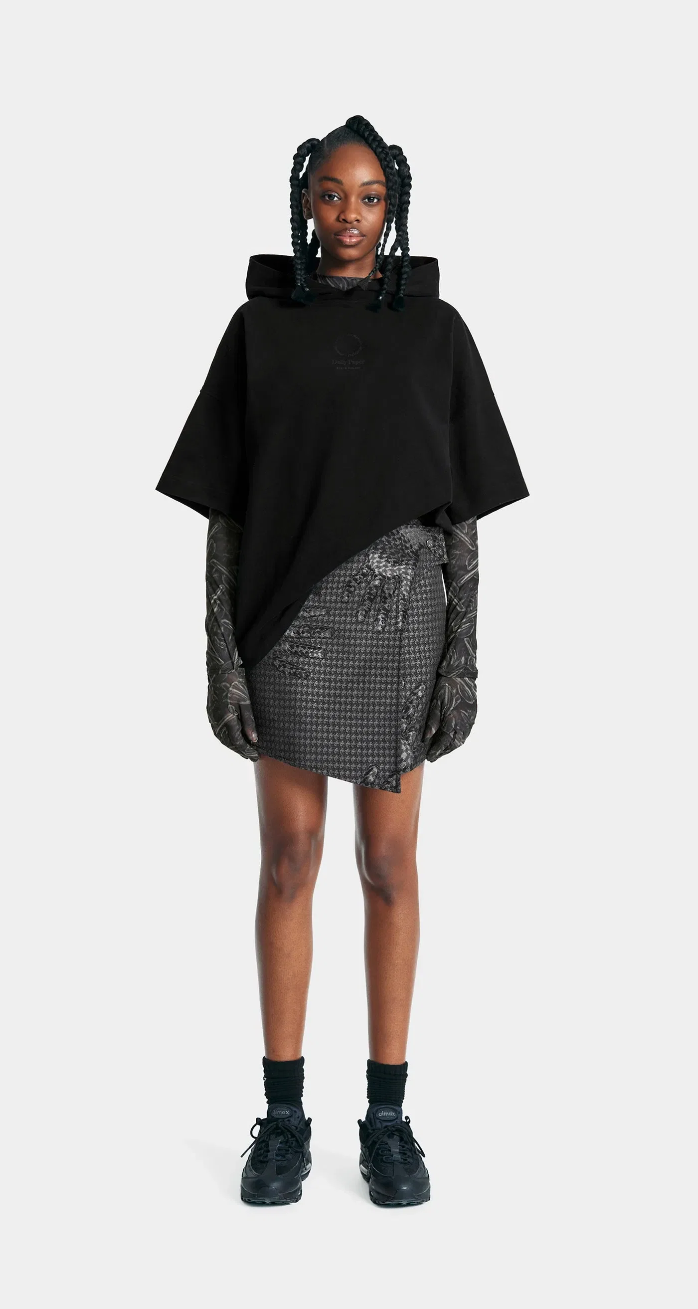 Obsidian Black Deylin Trapped Skirt