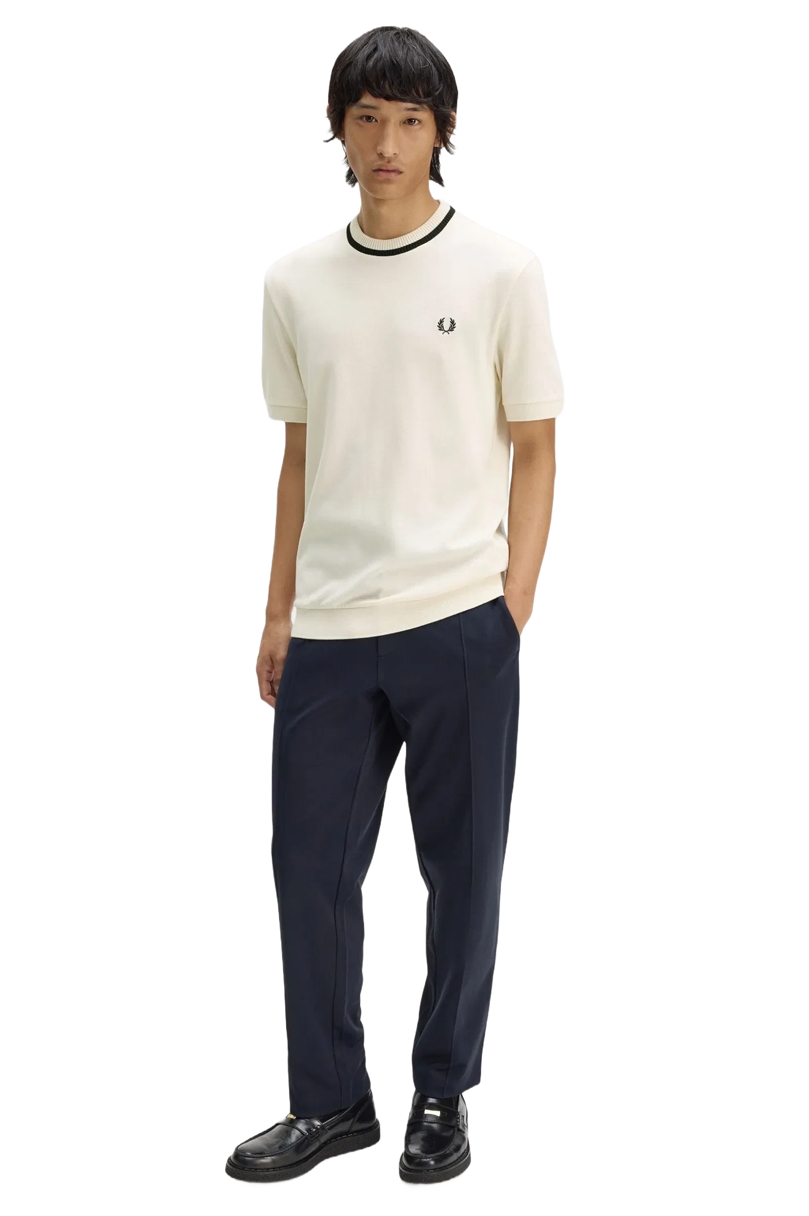 Fred Perry M7 Pique T-Shirt - Ecru