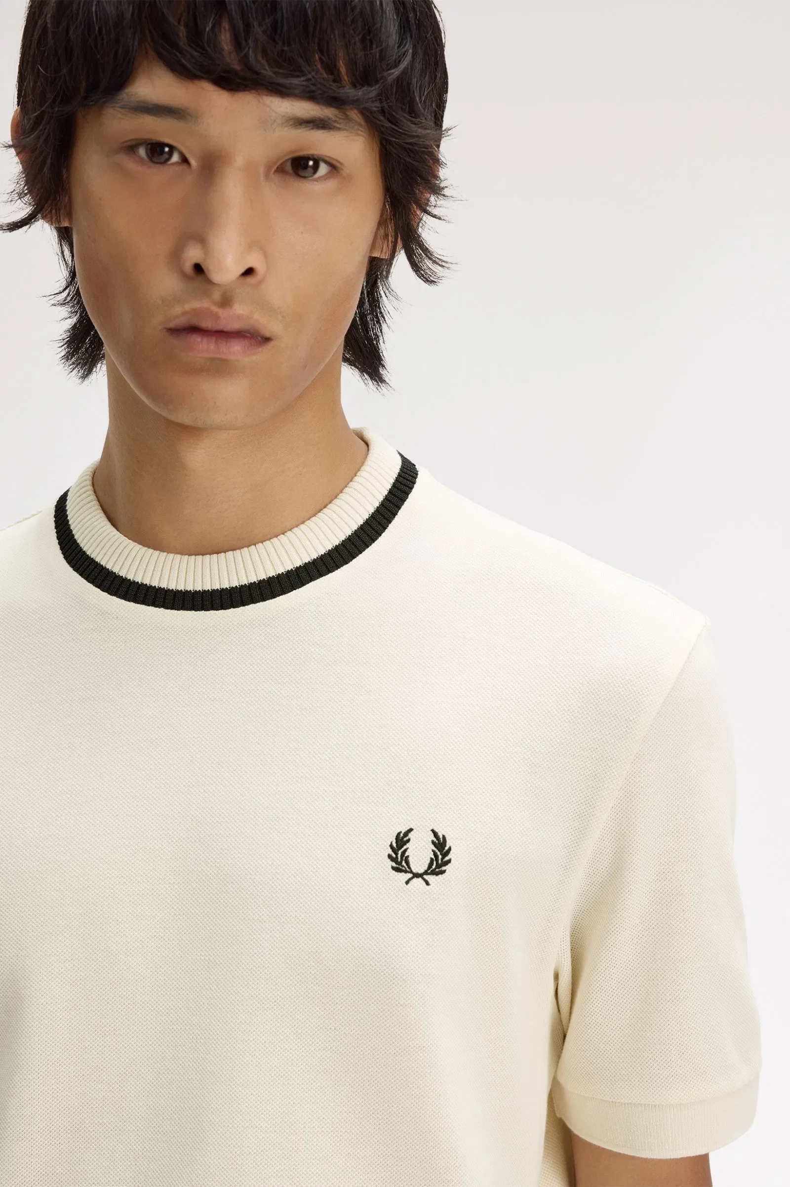 Fred Perry M7 Pique T-Shirt - Ecru