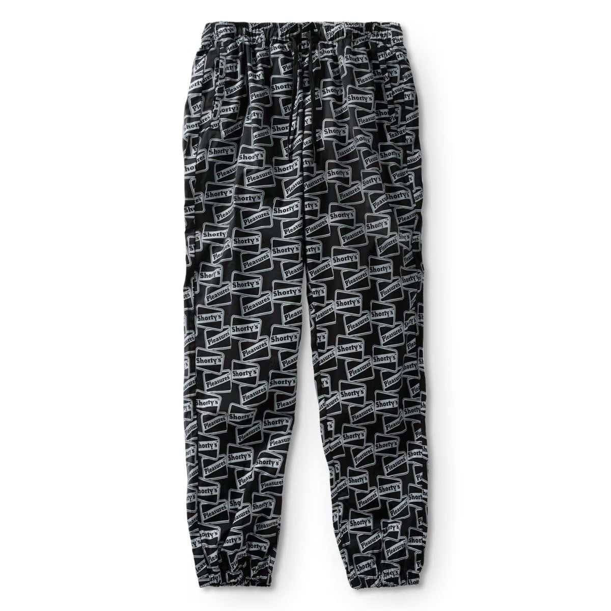 Pleasures Men's Reflective Track Pants Black
