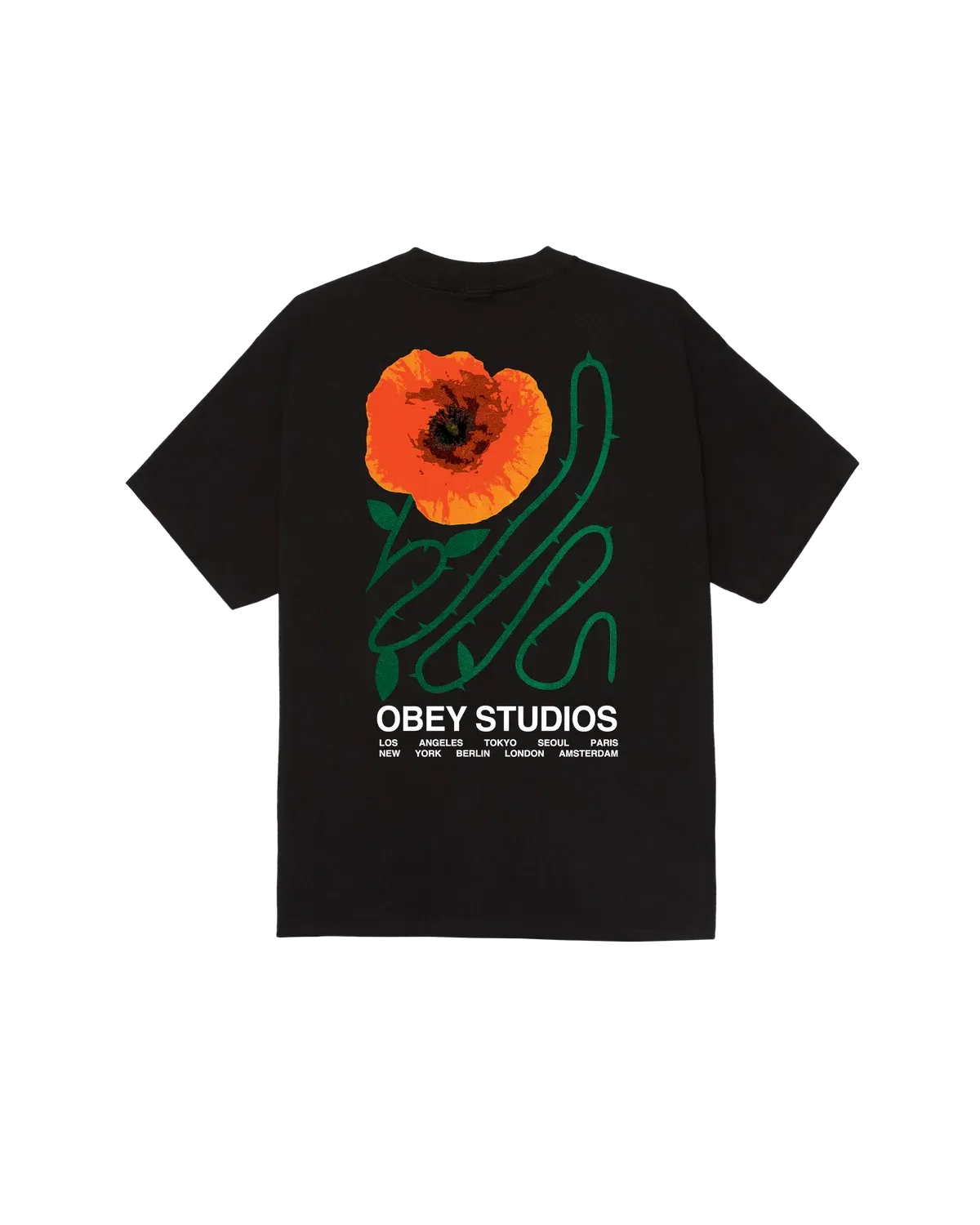 OBEY Moves Of Life T-Shirt - Black