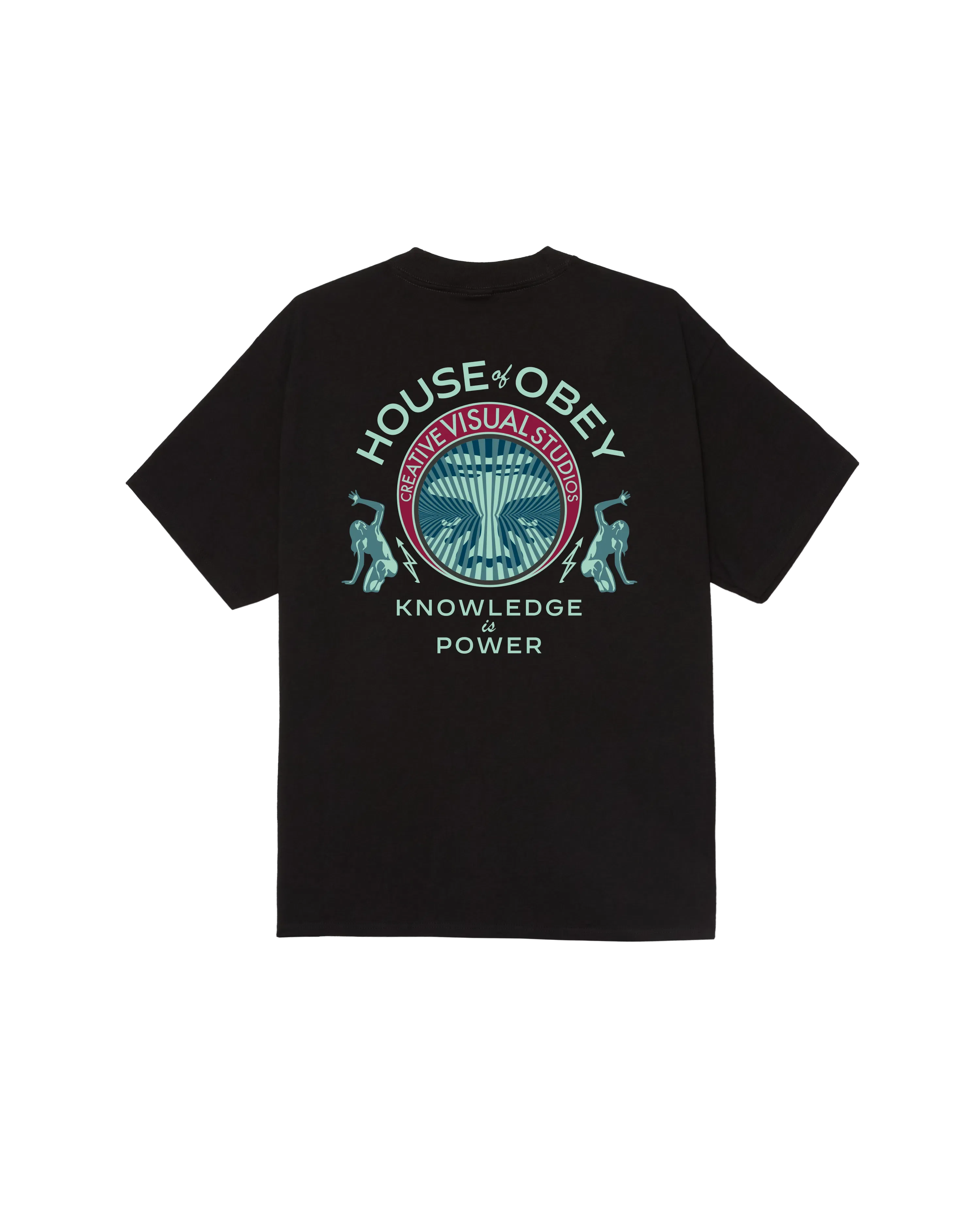 OBEY Knowledge Is Power T-Shirt - Black