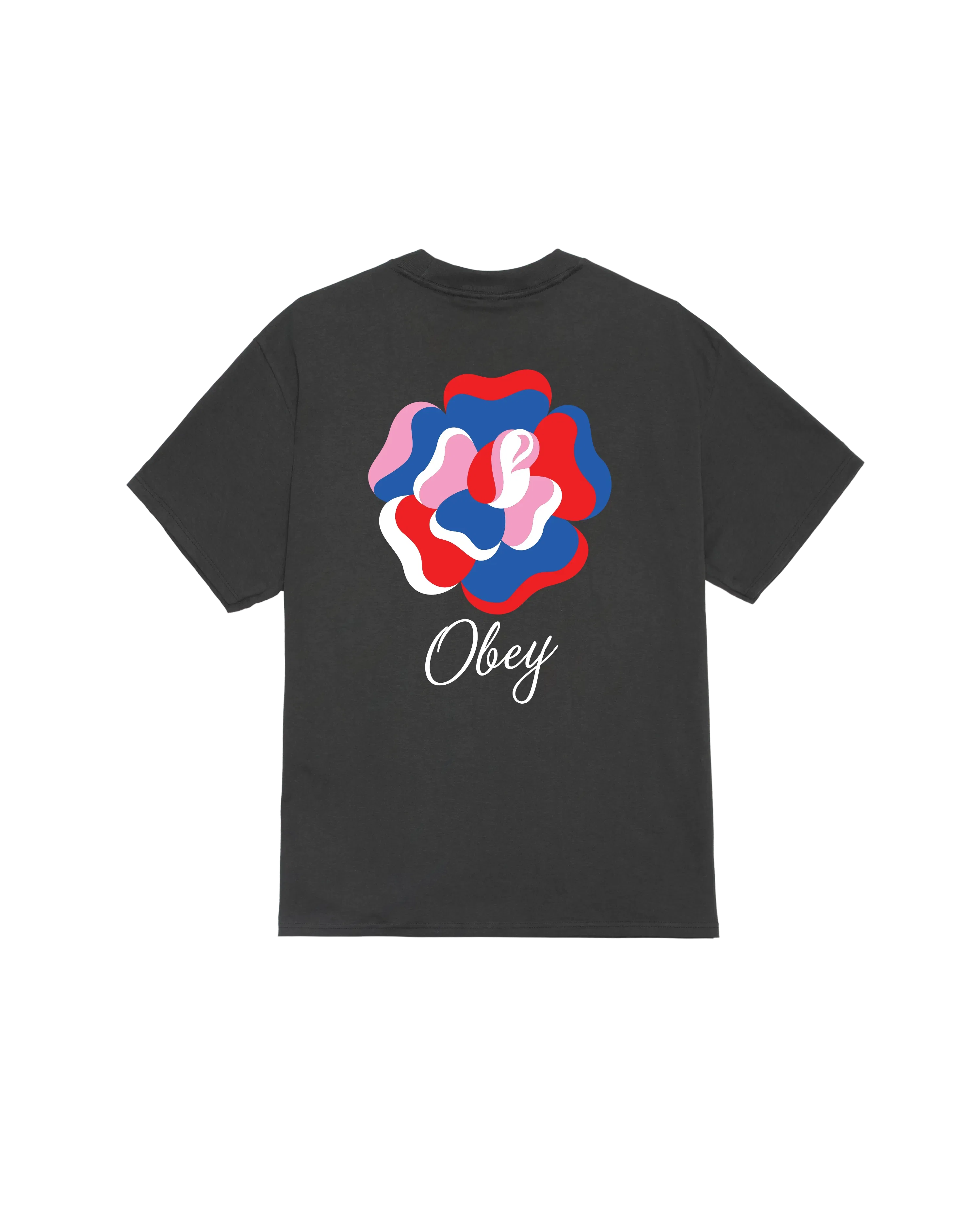 OBEY Paper Rose T-Shirt - Vintage Black