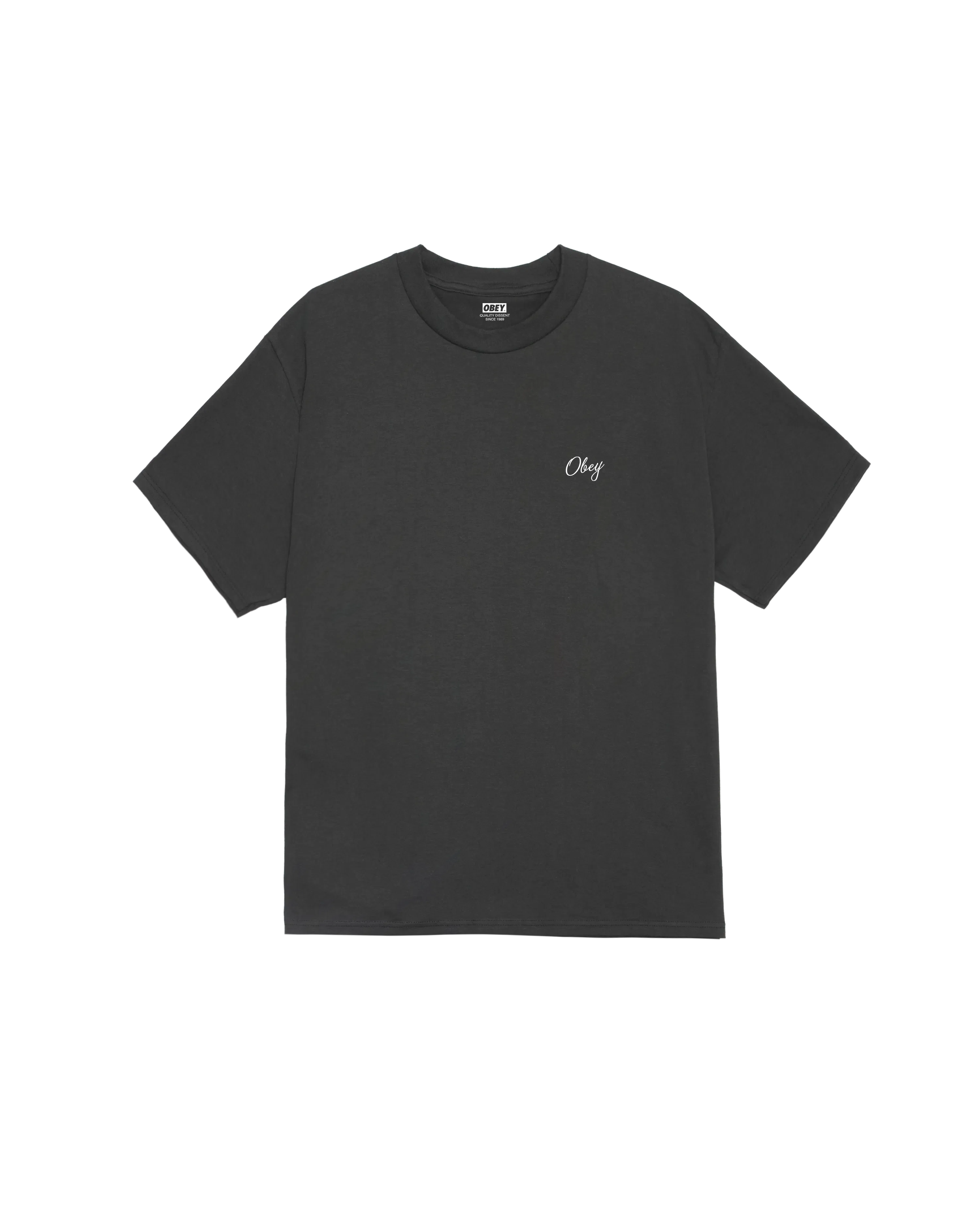 OBEY Paper Rose T-Shirt - Vintage Black