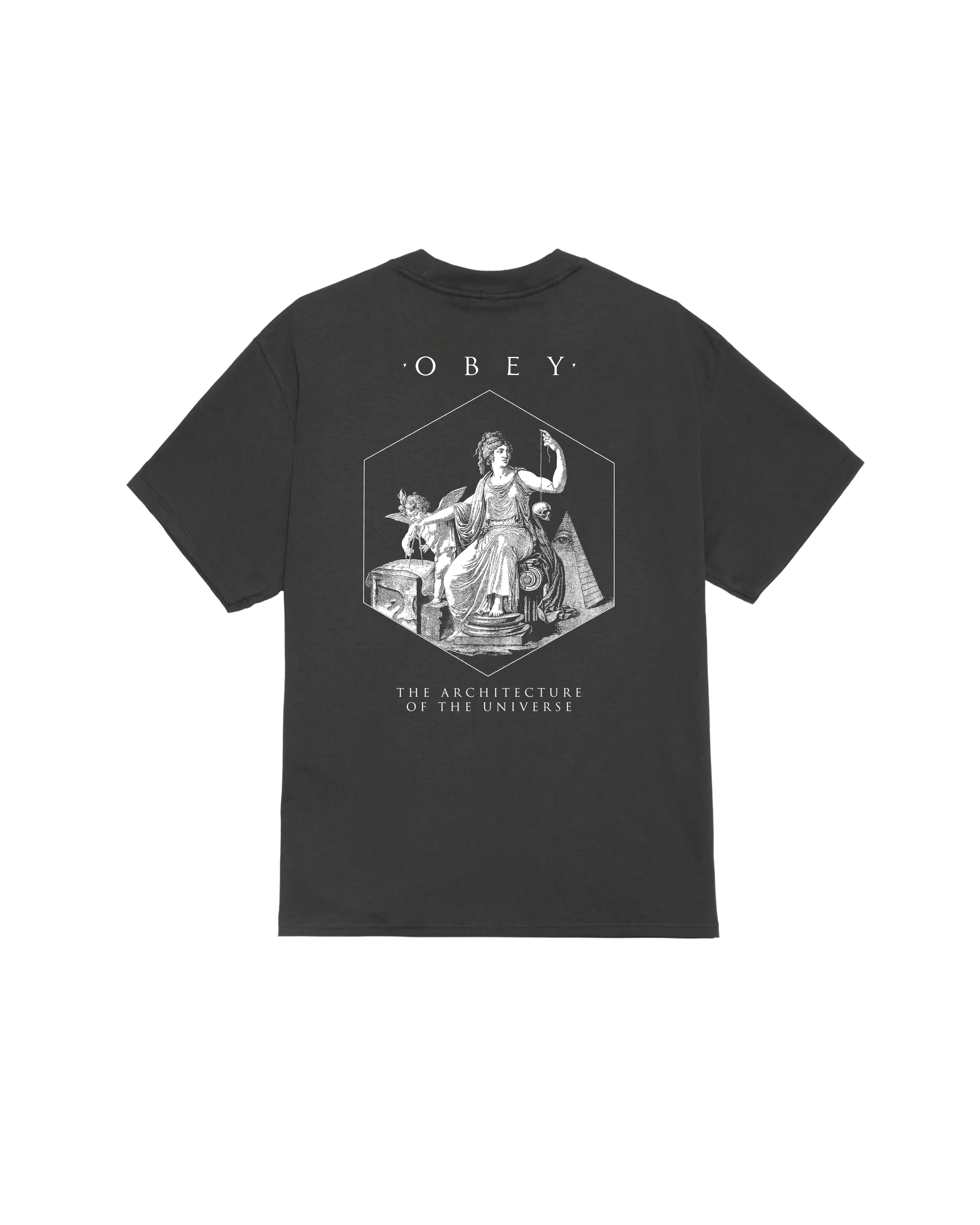 OBEY Architecture Of The Uni T-Shirt - VIntage Black