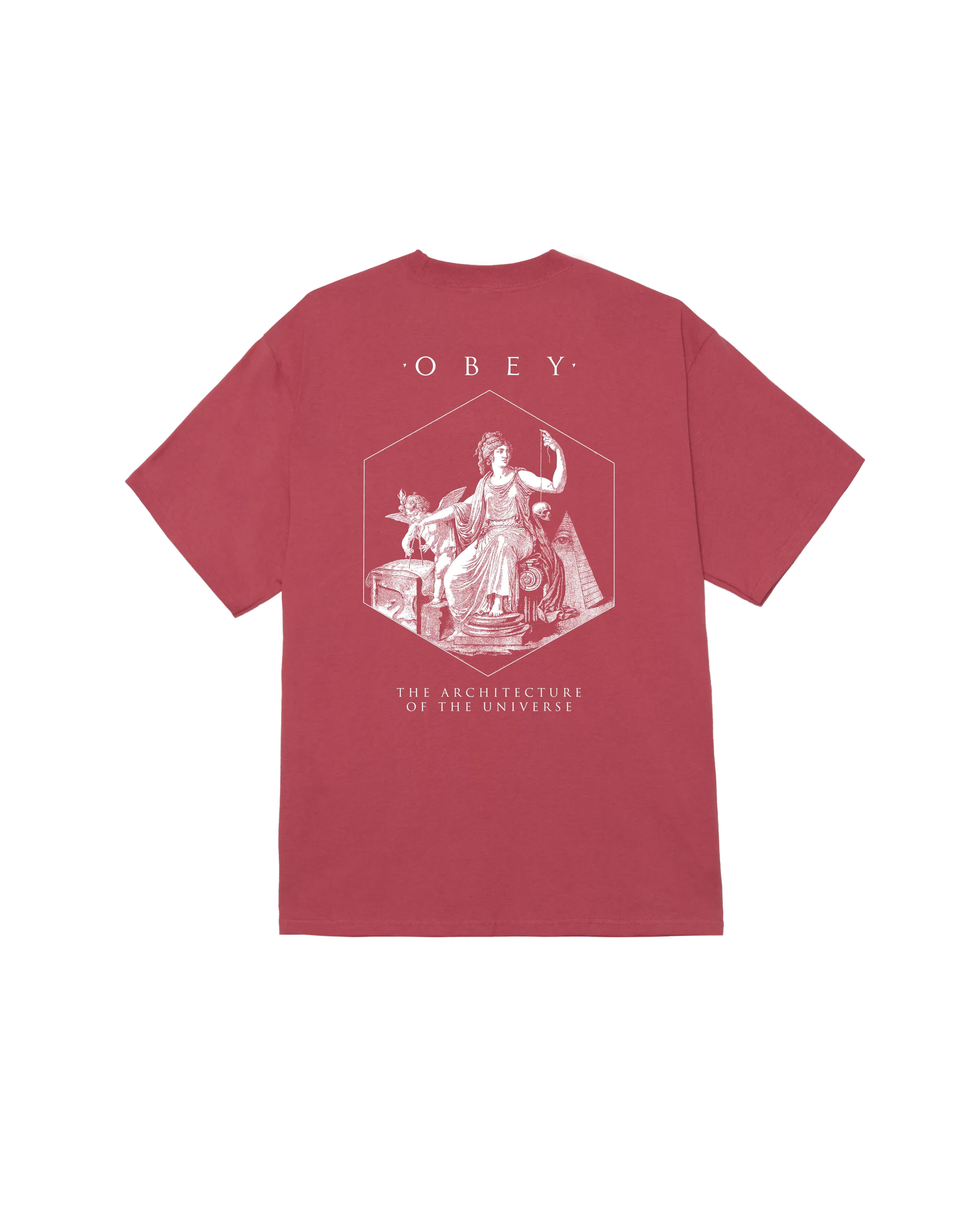 OBEY Architecture Of The Uni T-Shirt - Mineral Red