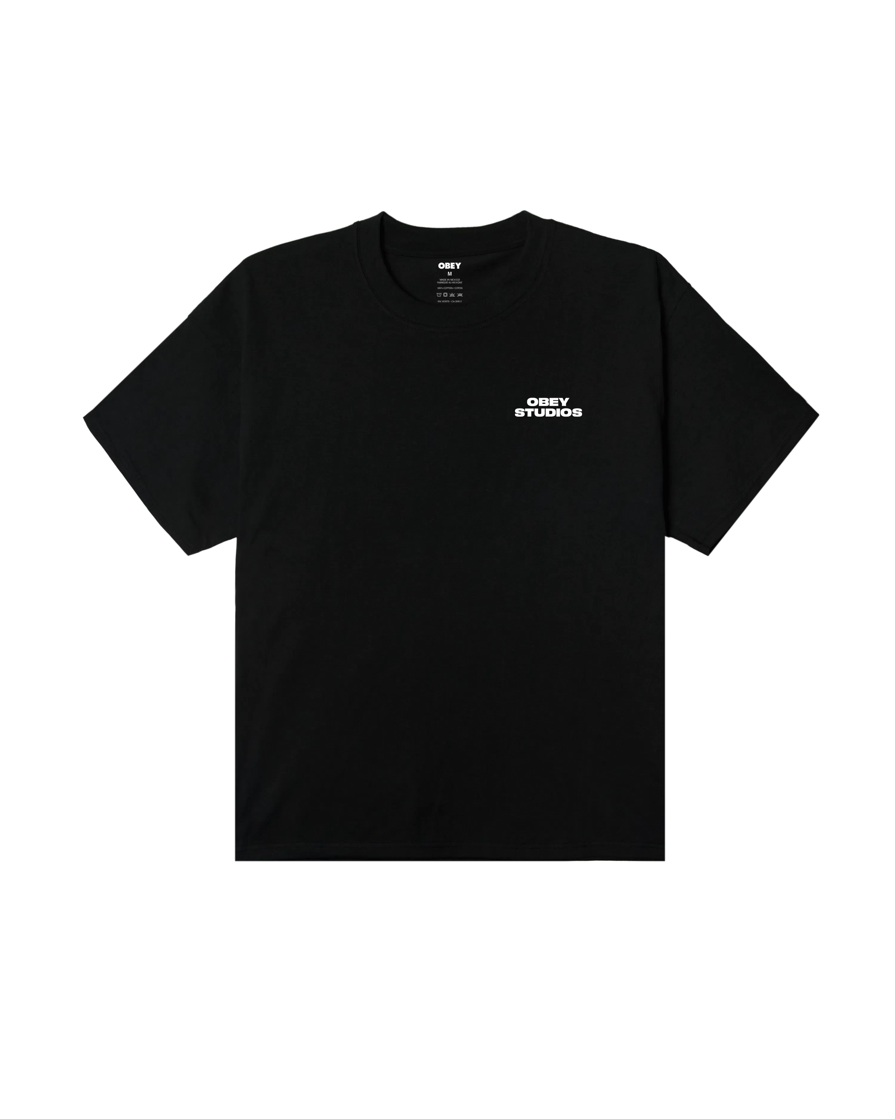 OBEY Sky Face Heavyweight T-Shirt - Black