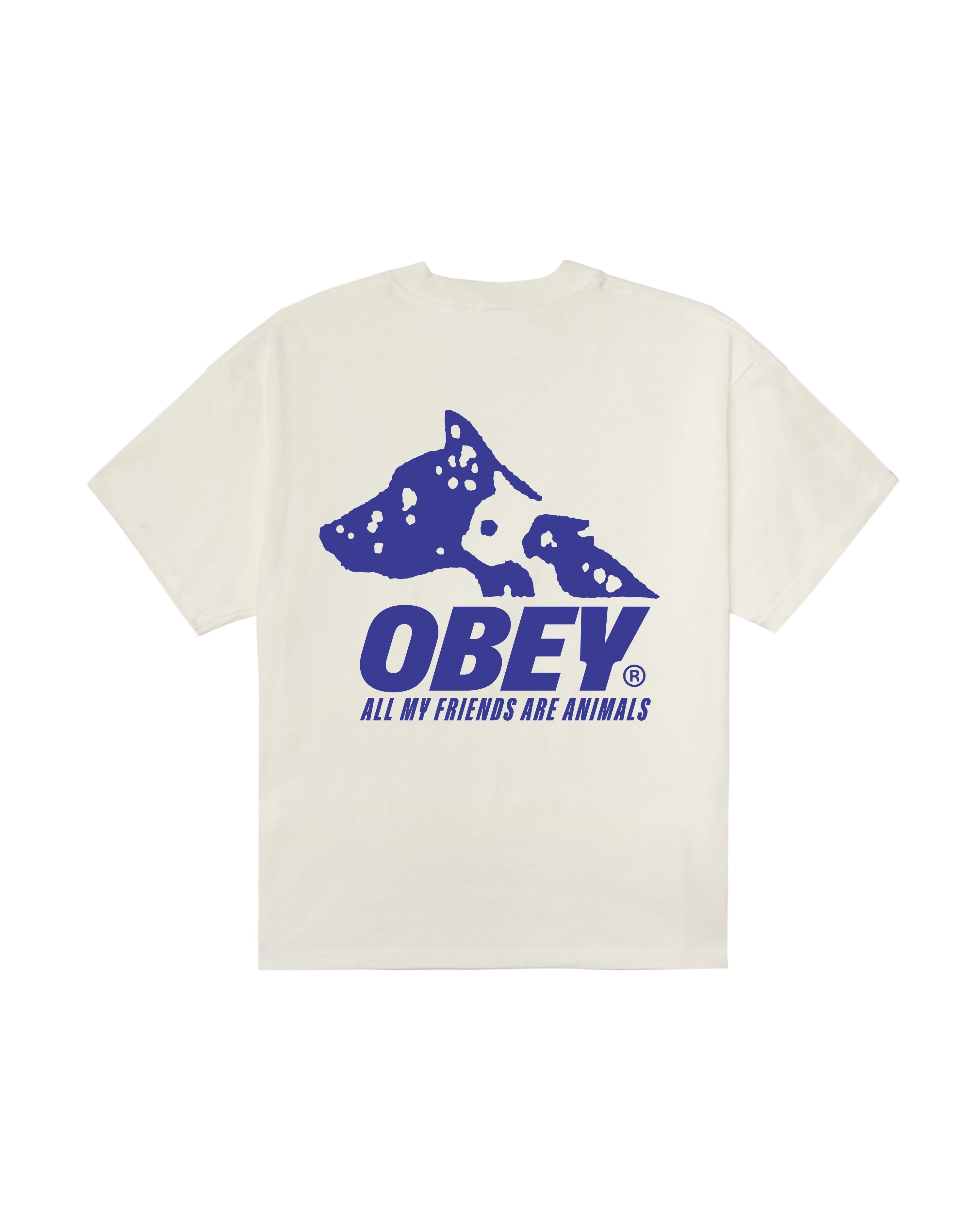 OBEY Animals Heavyweight T-Shirt - Vintage White