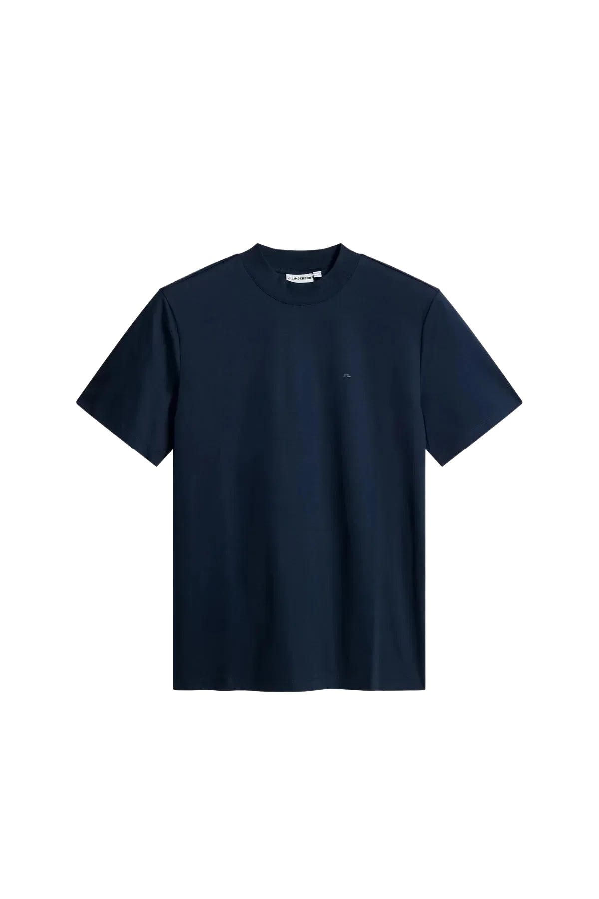 J. Lindeberg Ace Mock Neck T-Shirt - Navy