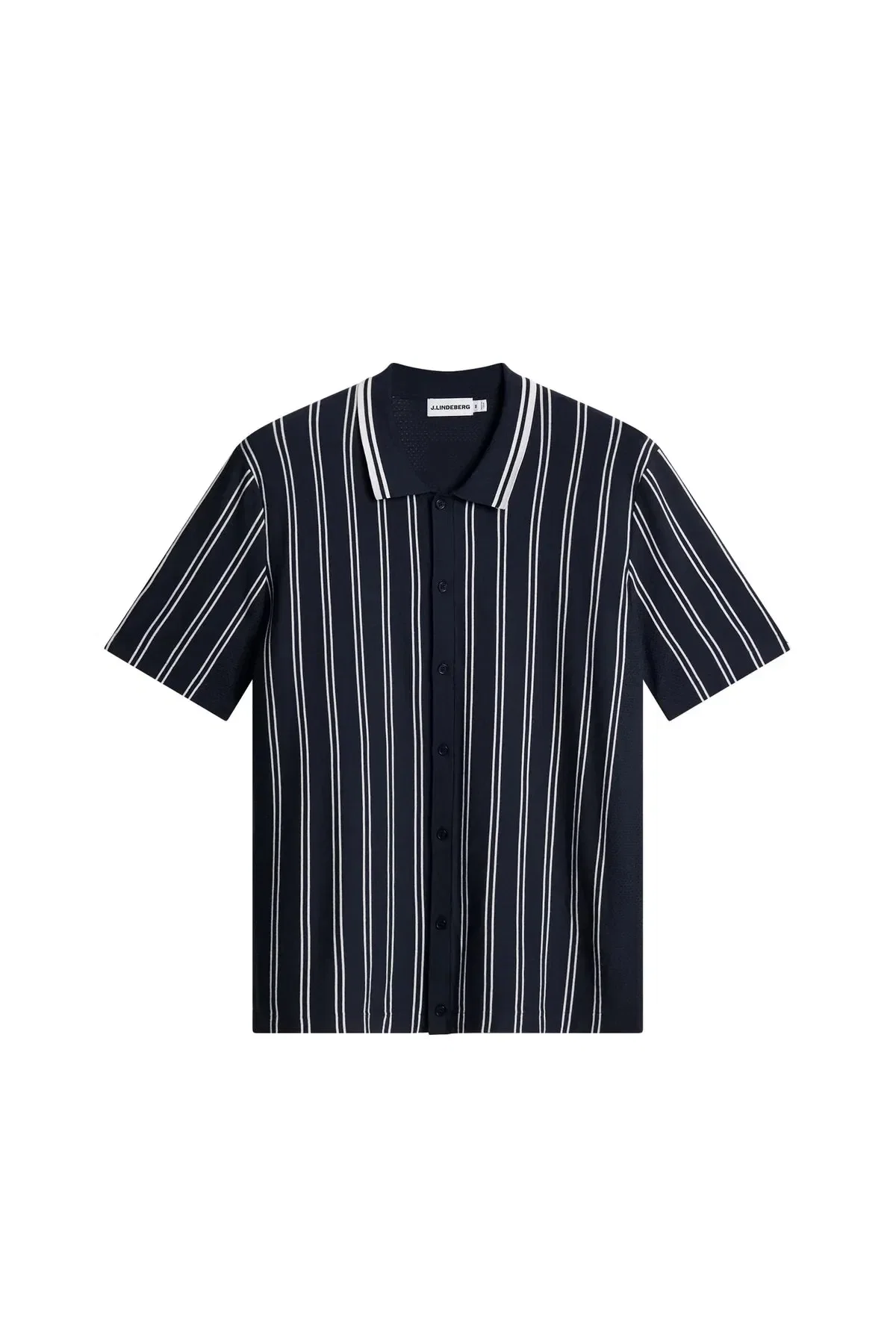 J. Lindeberg Rue SS Knit Shirt - Navy