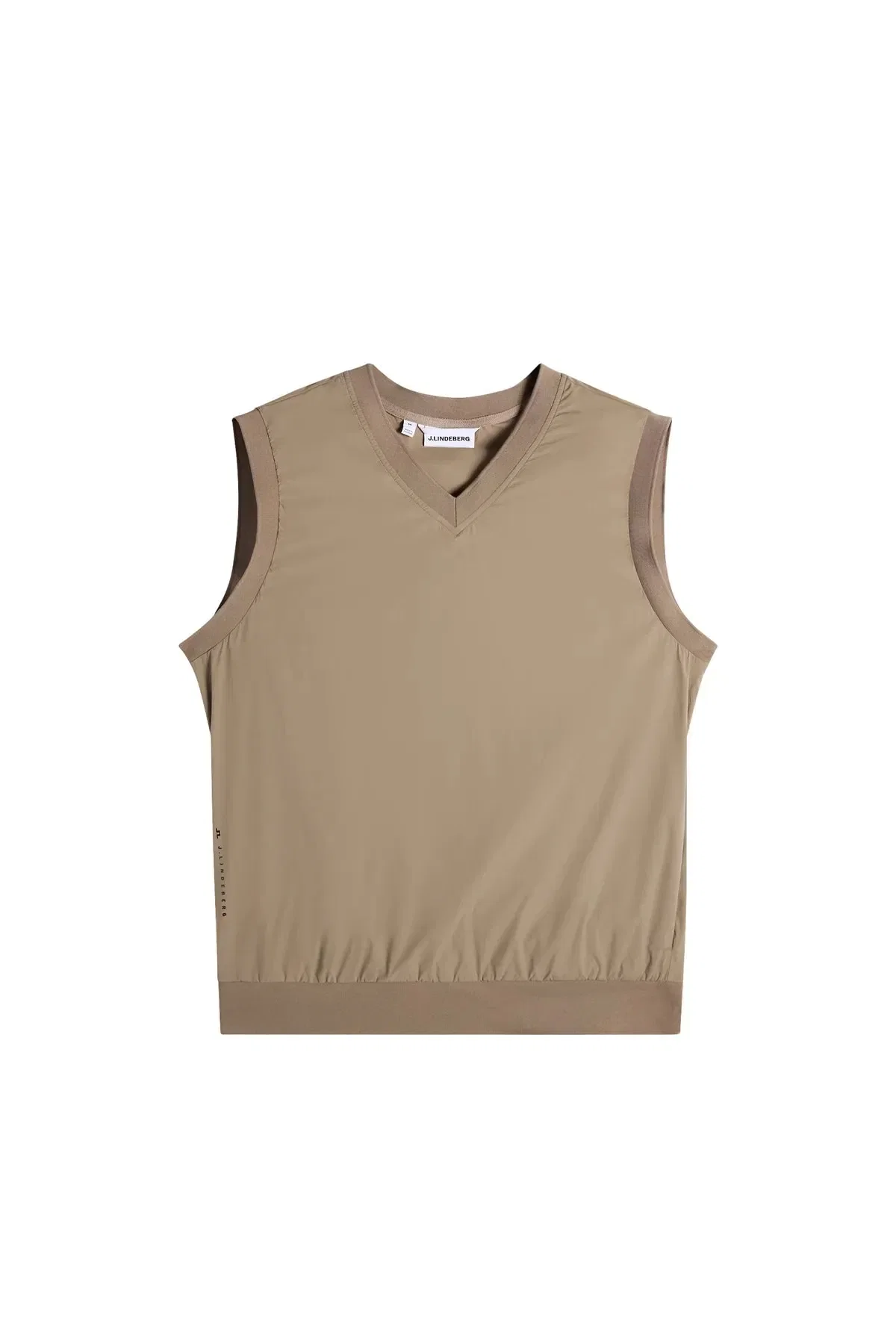 J. Lindeberg Hybrid Vest Windbreaker - Brindle