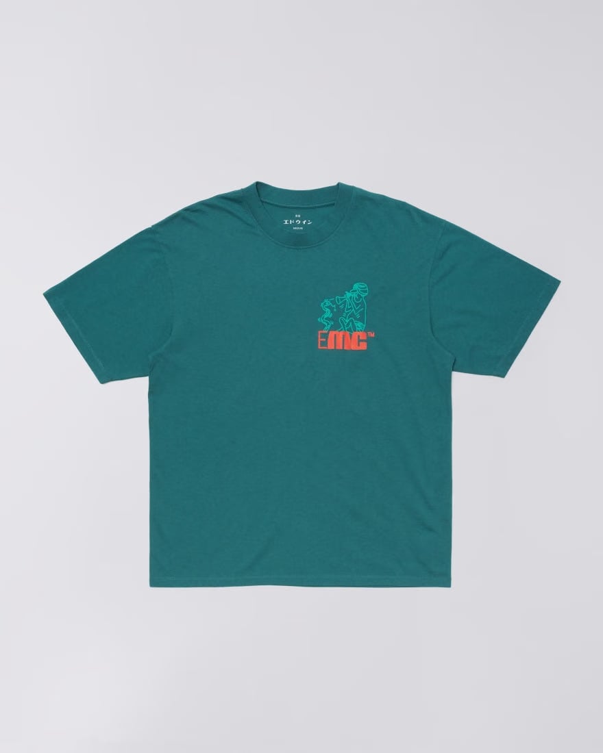 Edwin Charmer Chest T-Shirt - Mediterranea