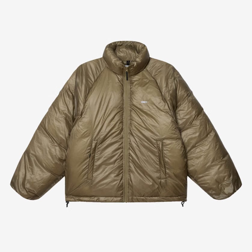 OBEY Echo Puffer Jacket - Mermaid