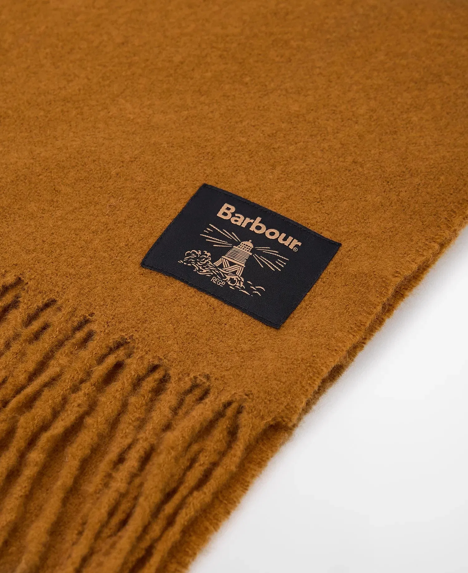 Barbour Brandy Boucle Scarf - Bronze Brown